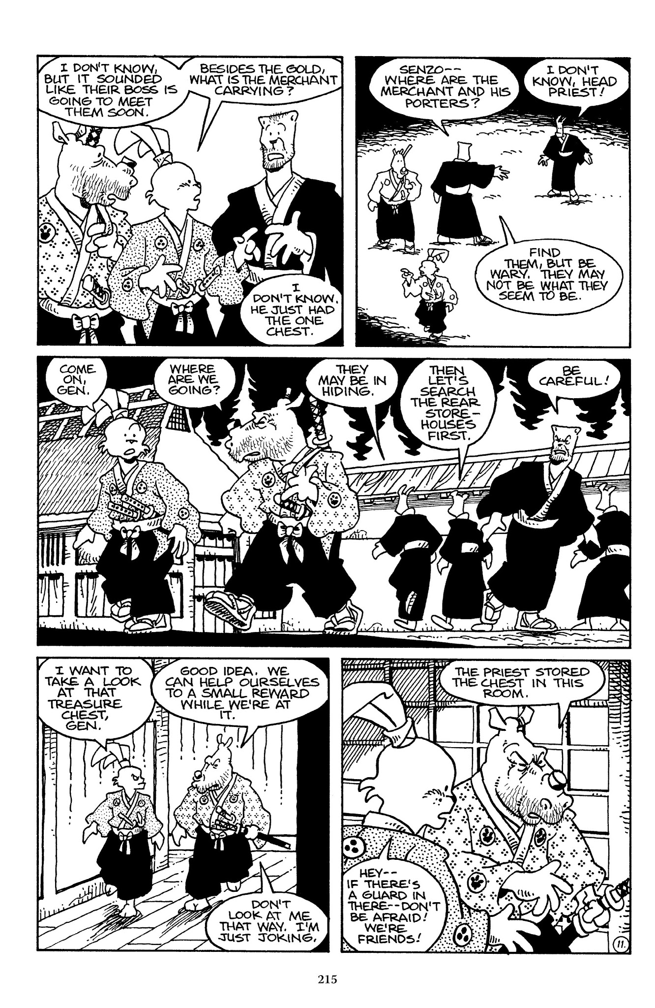 Read online The Usagi Yojimbo Saga comic -  Issue # TPB 3 - 212