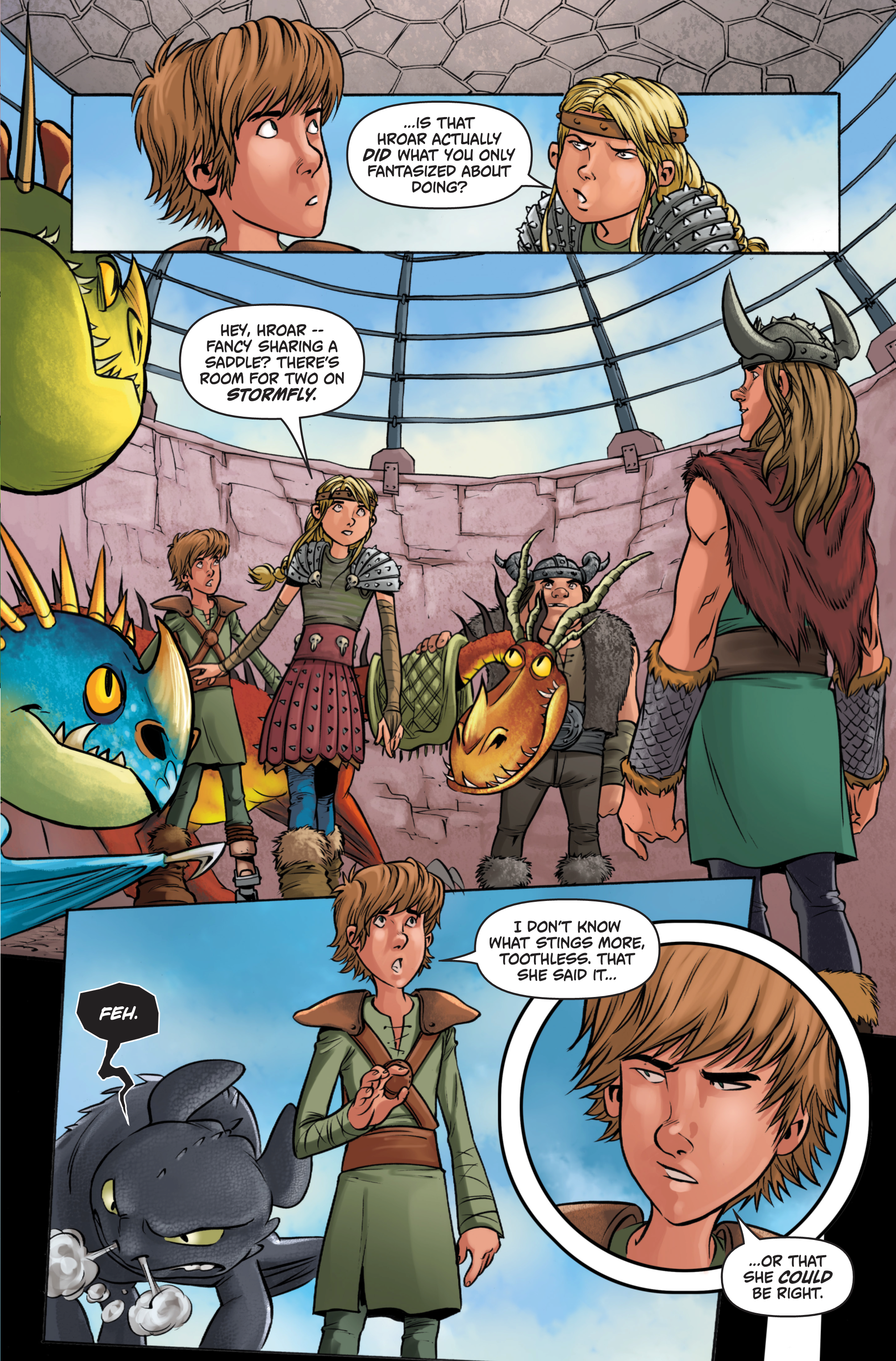 Read online DreamWorks Dragons: Riders of Berk comic -  Issue # _TPB - 73
