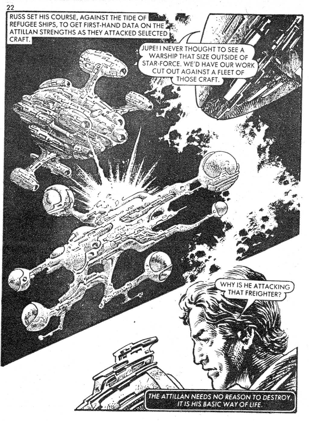 Read online Starblazer comic -  Issue #87 - 22