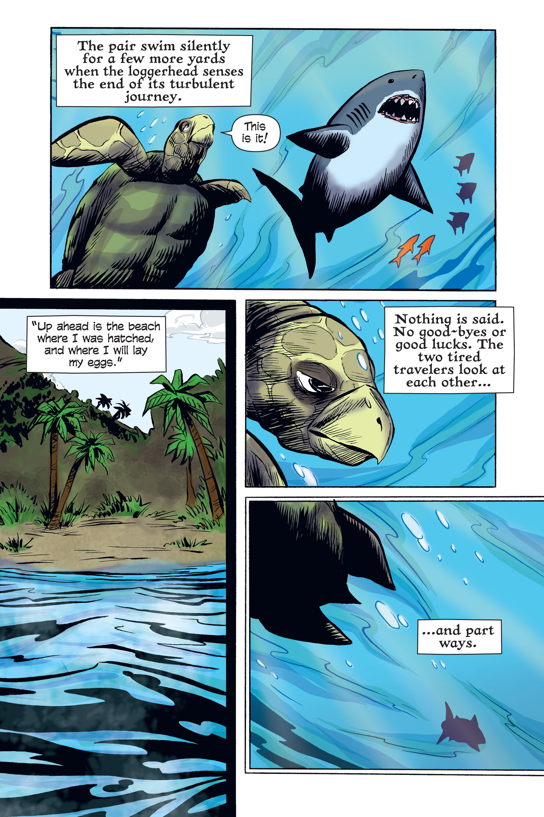 Read online Xoc: Journey of a Great White comic -  Issue # TPB - 110
