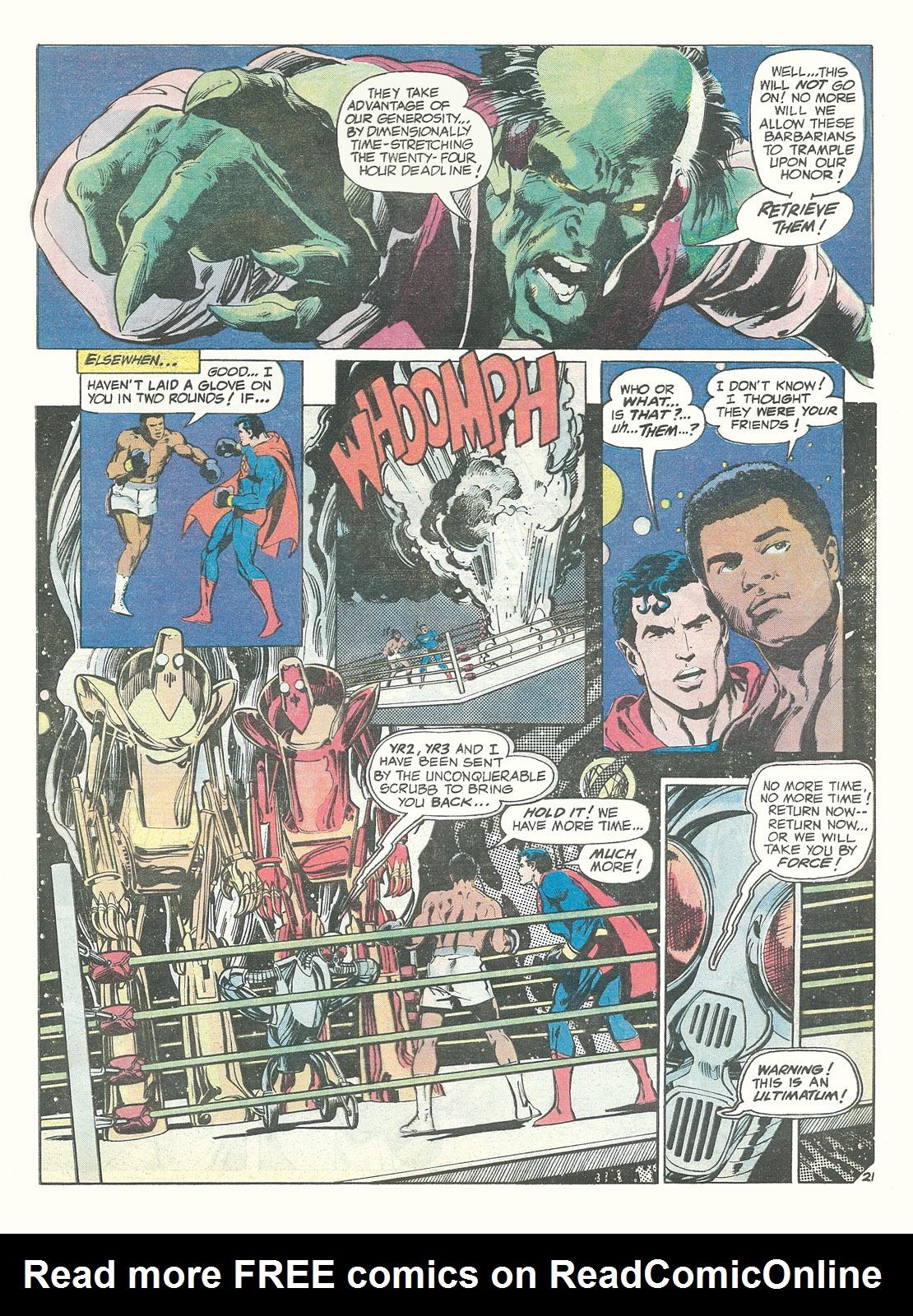 Read online Superman vs Muhammad Ali (1978) comic -  Issue # Full - 21