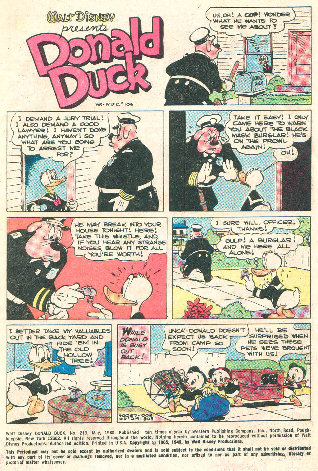 Read online Walt Disney's Donald Duck (1952) comic -  Issue #219 - 3