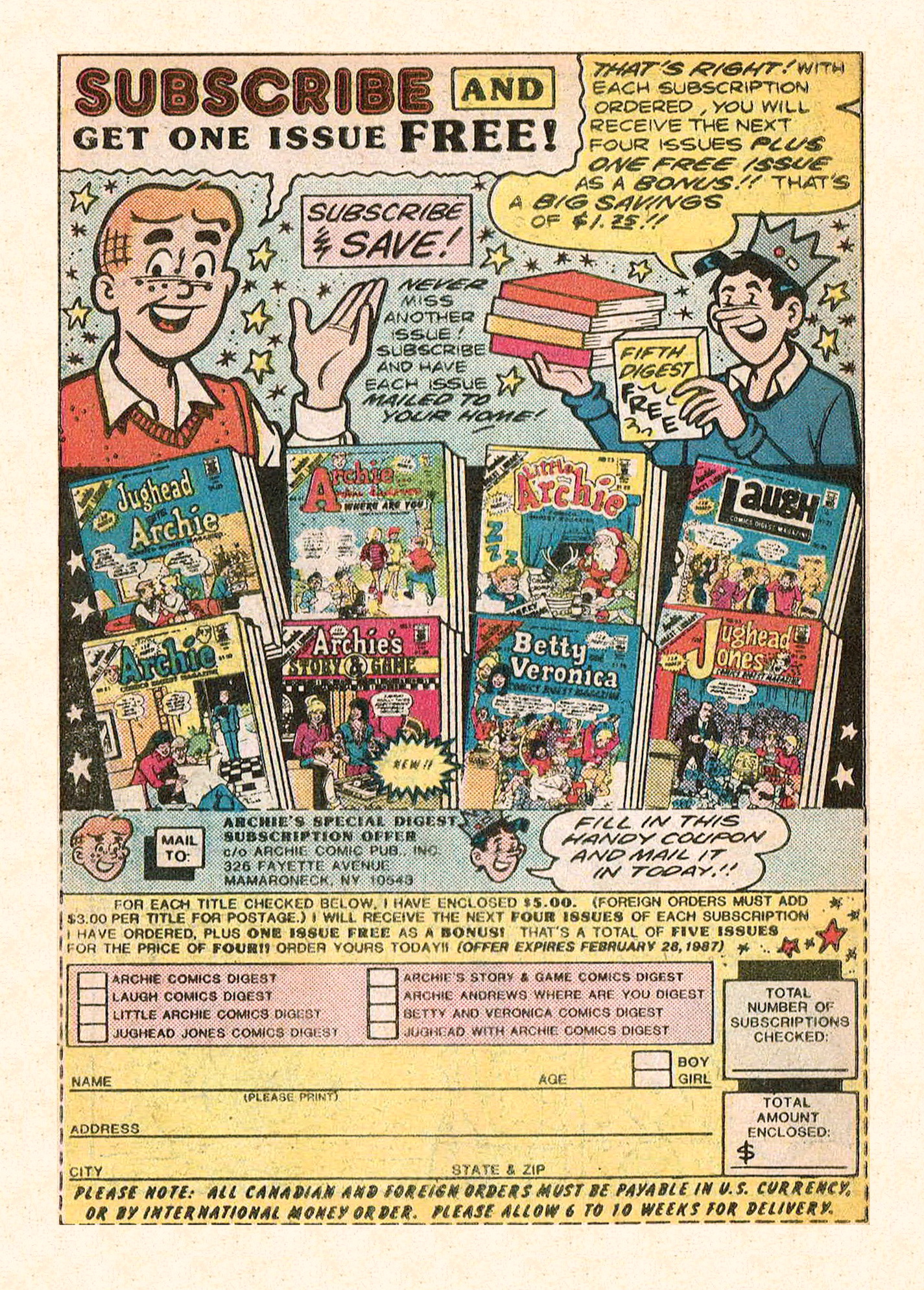 Read online Archie Digest Magazine comic -  Issue #82 - 129