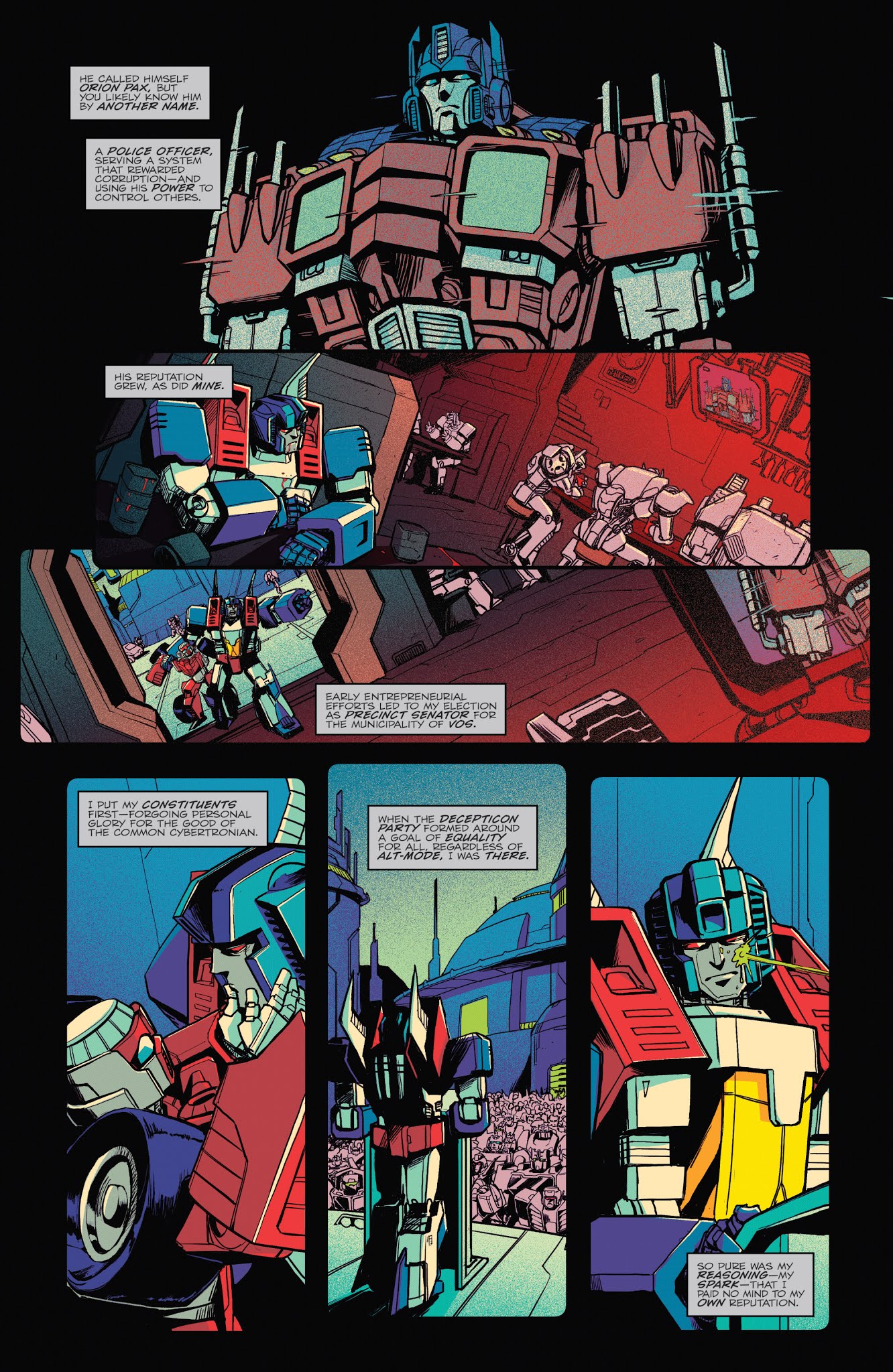 Read online Optimus Prime comic -  Issue #19 - 6