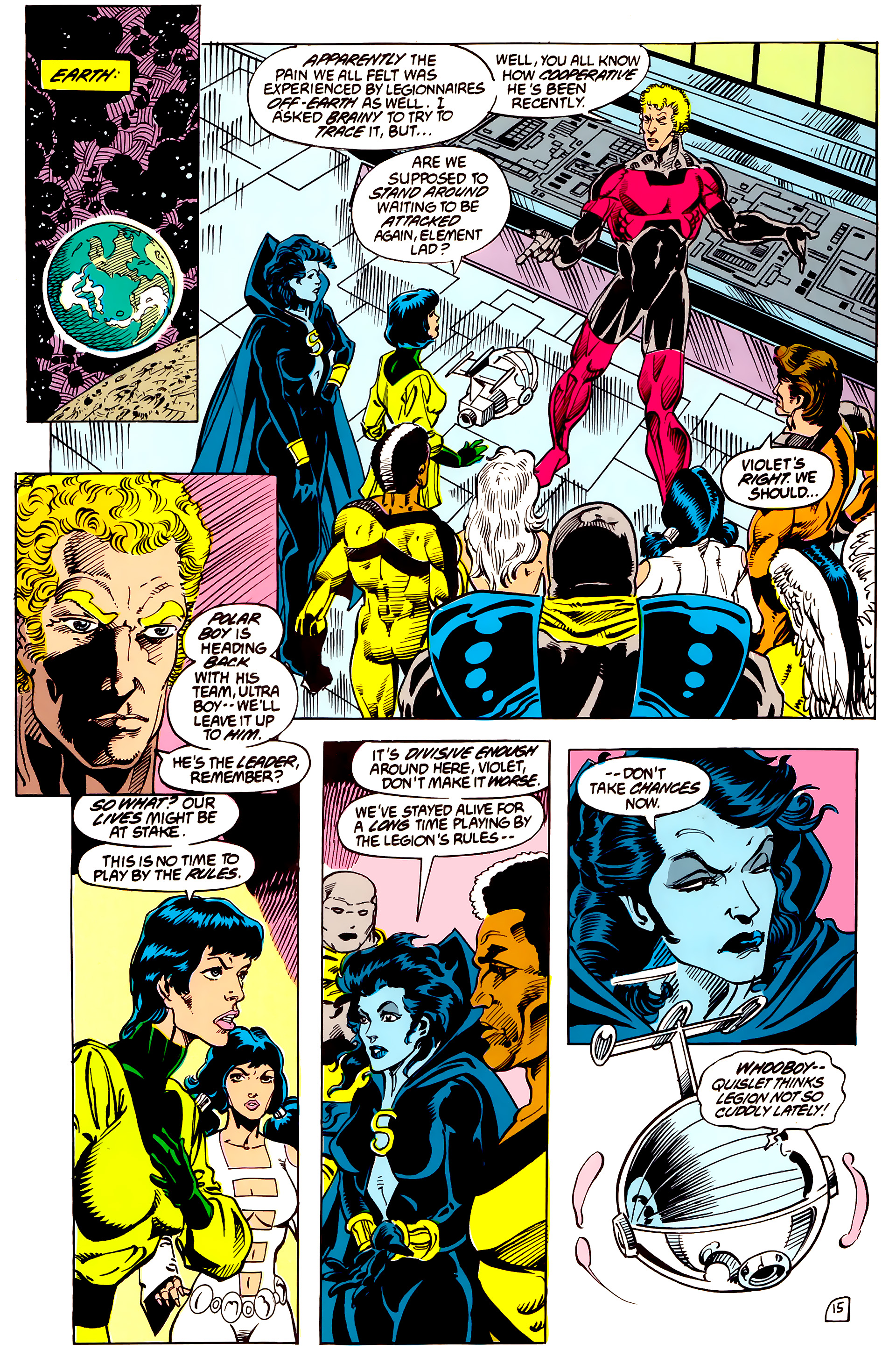Read online Legion of Super-Heroes (1984) comic -  Issue #49 - 16