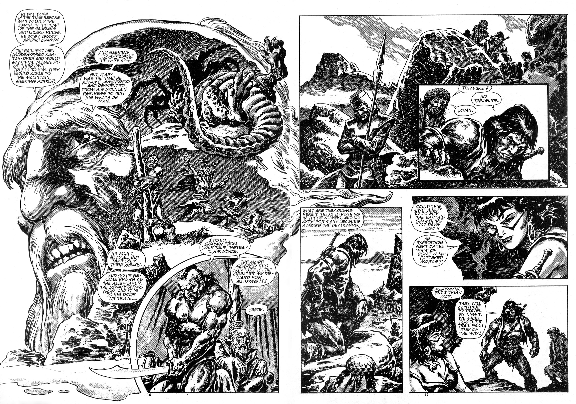 Read online The Savage Sword Of Conan comic -  Issue #183 - 15