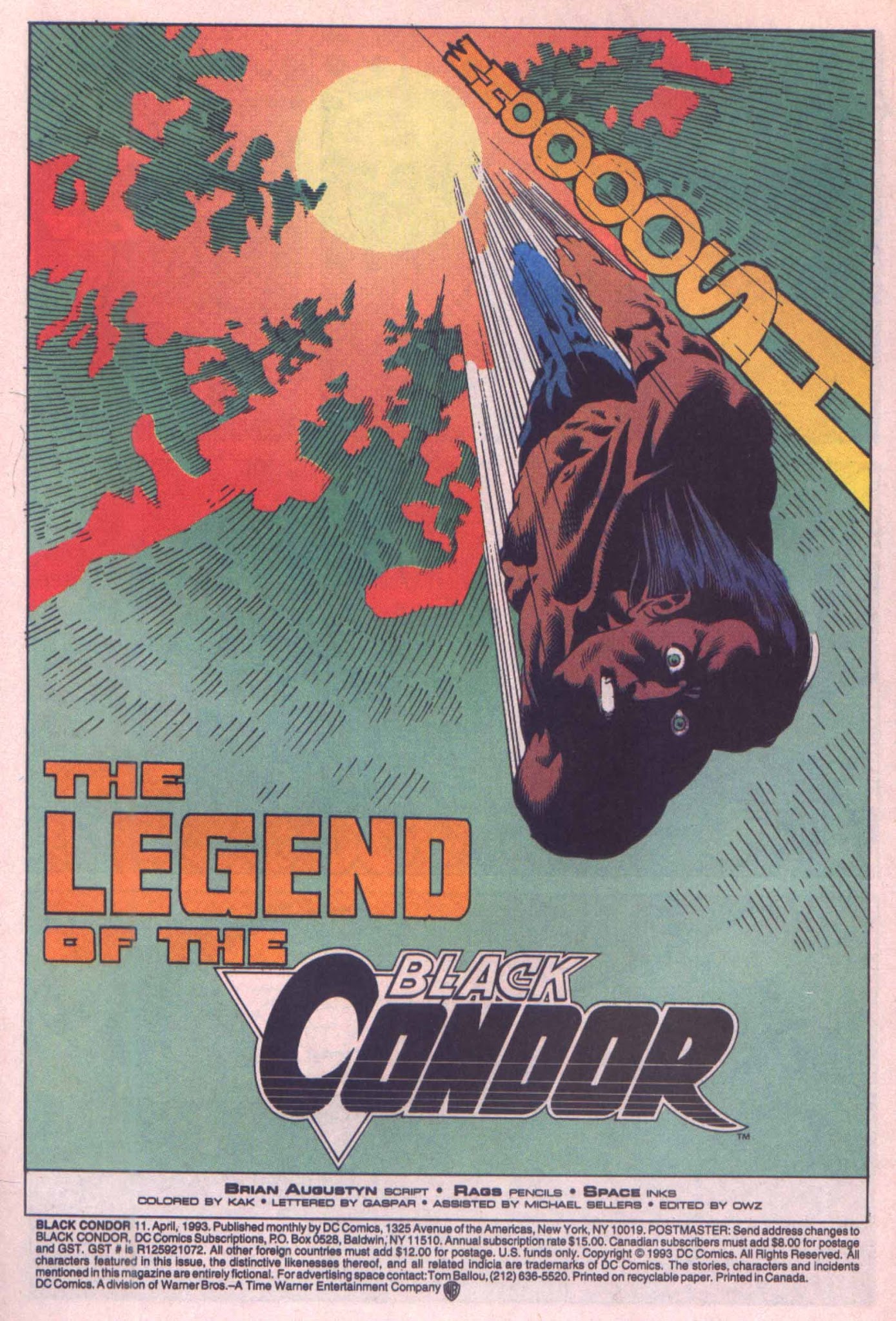 Read online Black Condor comic -  Issue #11 - 2