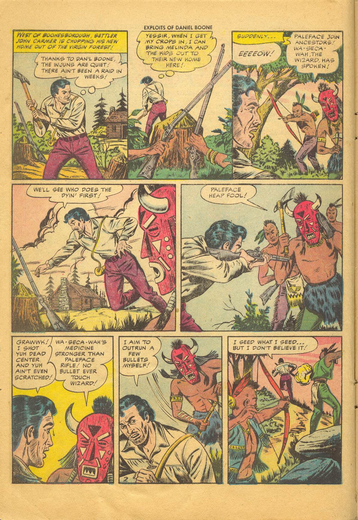 Read online Exploits of Daniel Boone comic -  Issue #4 - 4