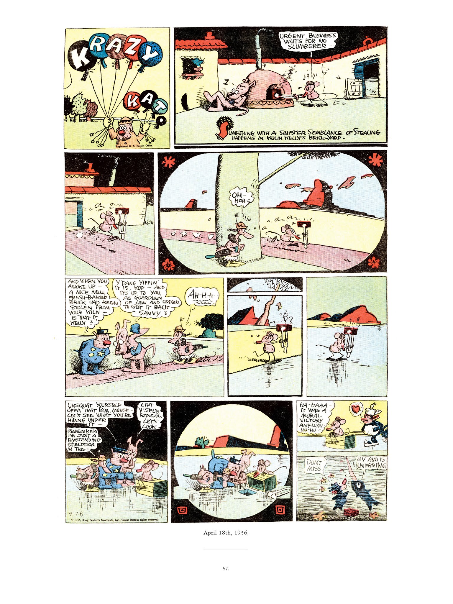 Read online Krazy & Ignatz comic -  Issue # TPB 9 - 79
