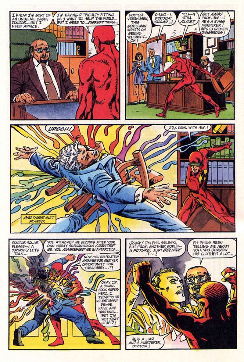 Read online Solar, Man of the Atom comic -  Issue #4 - 9