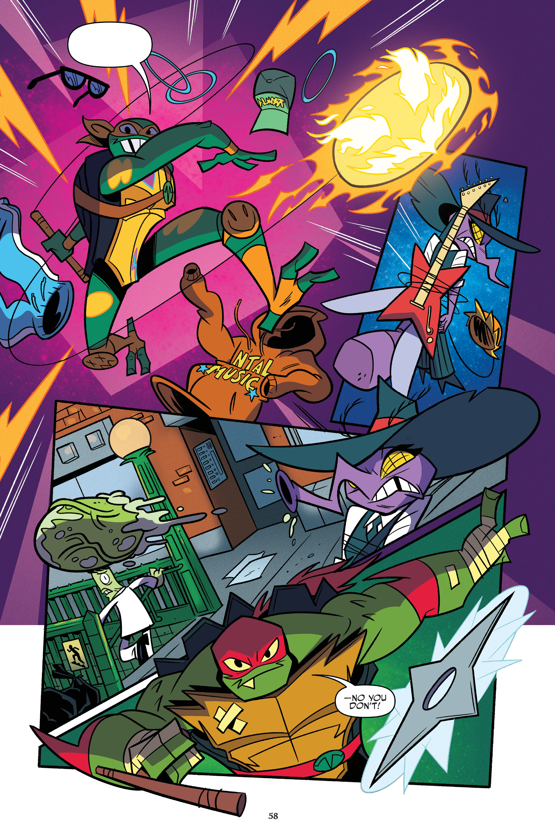 Read online Rise of the Teenage Mutant Ninja Turtles: Sound Off! comic -  Issue # _TPB - 59