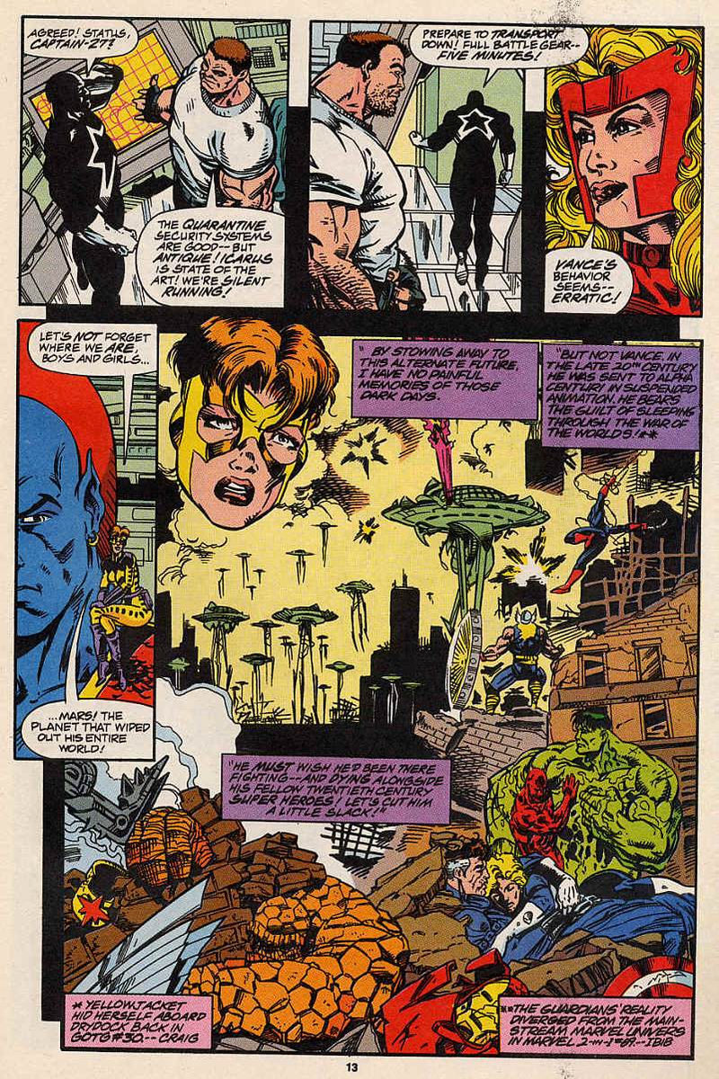 Read online Guardians of the Galaxy (1990) comic -  Issue #54 - 11