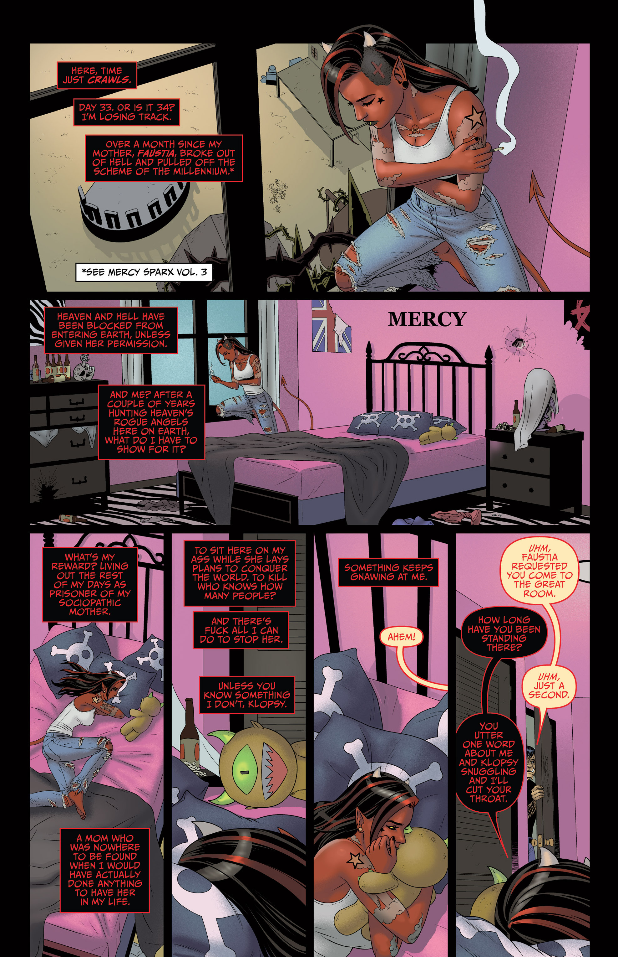 Read online Mercy Sparx Year One comic -  Issue #1 - 5