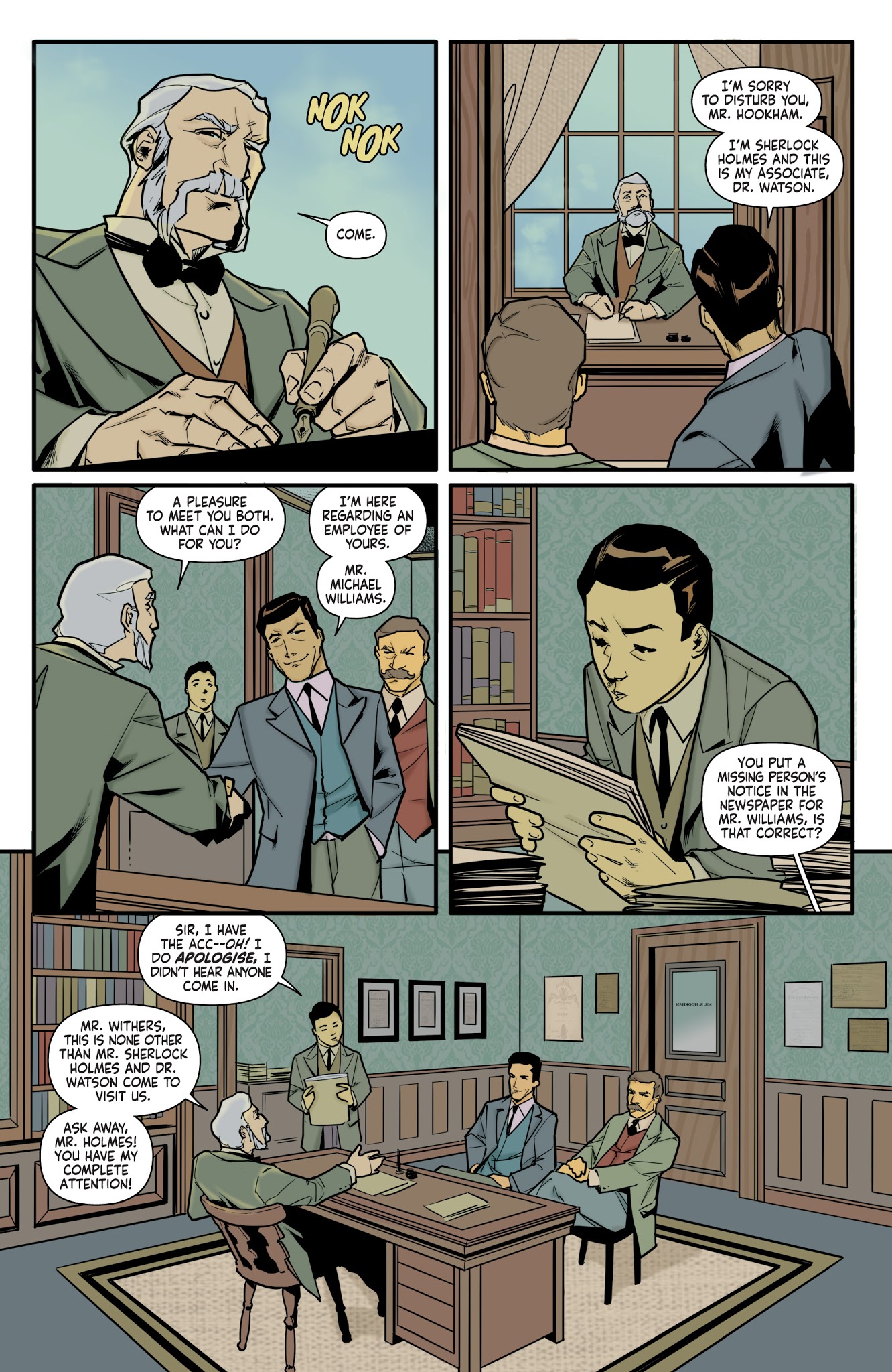 Read online Sherlock Holmes: The Vanishing Man comic -  Issue #1 - 14