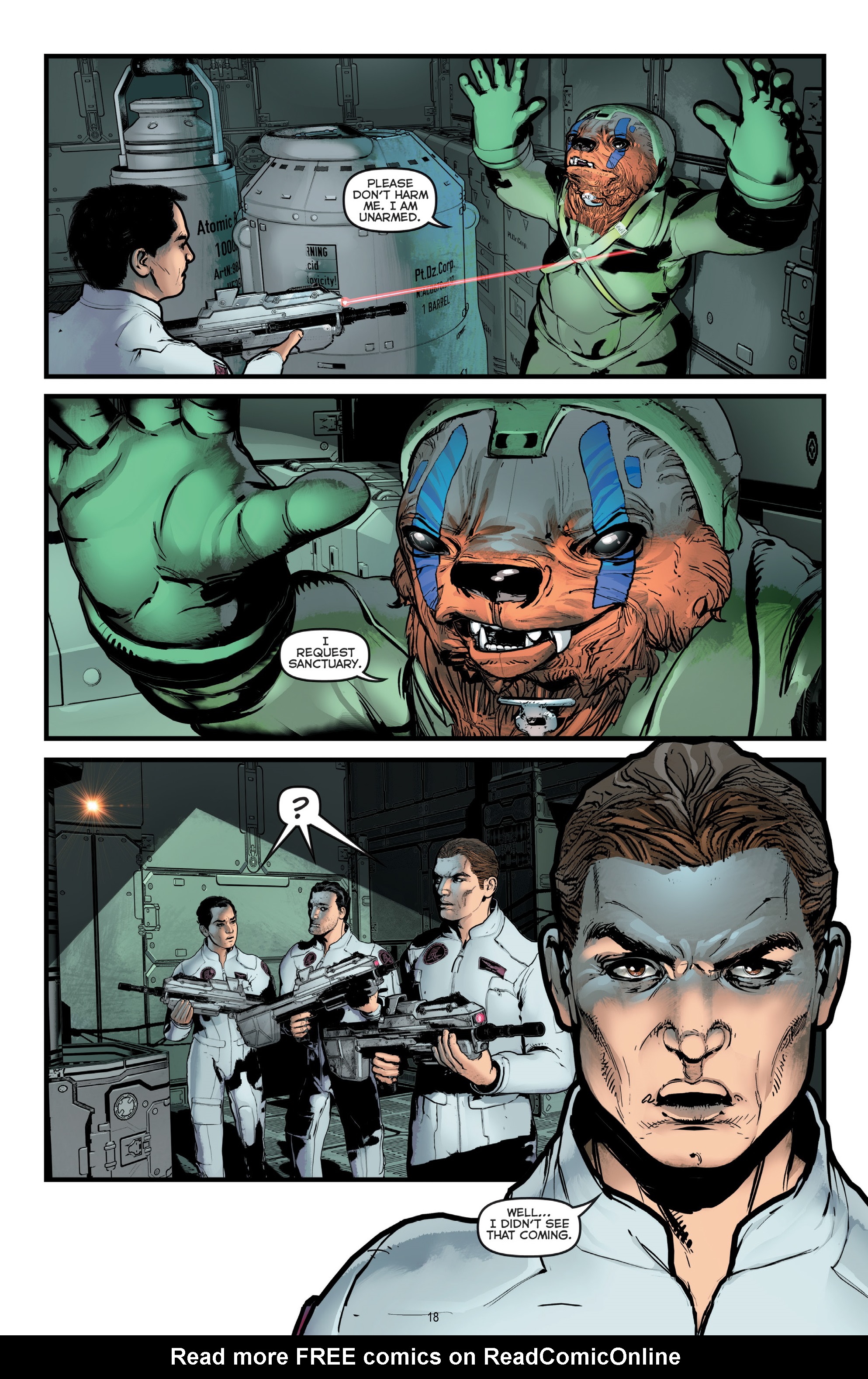 Read online Faster than Light comic -  Issue #6 - 19