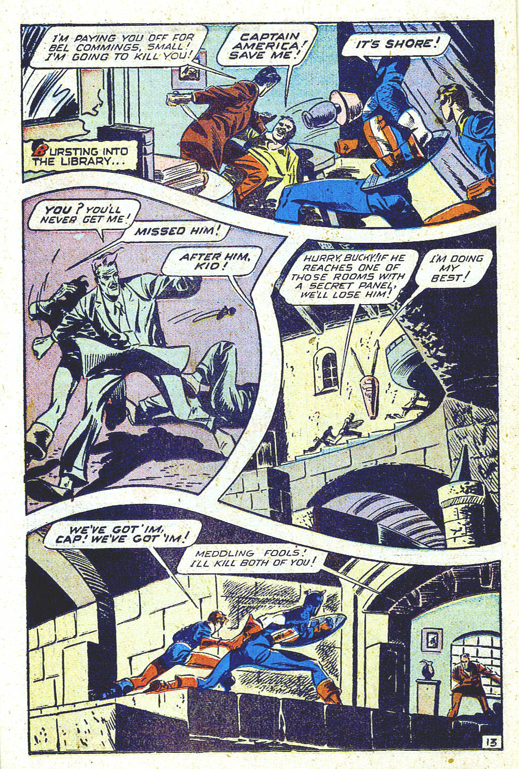 Read online Captain America Comics comic -  Issue #54 - 36