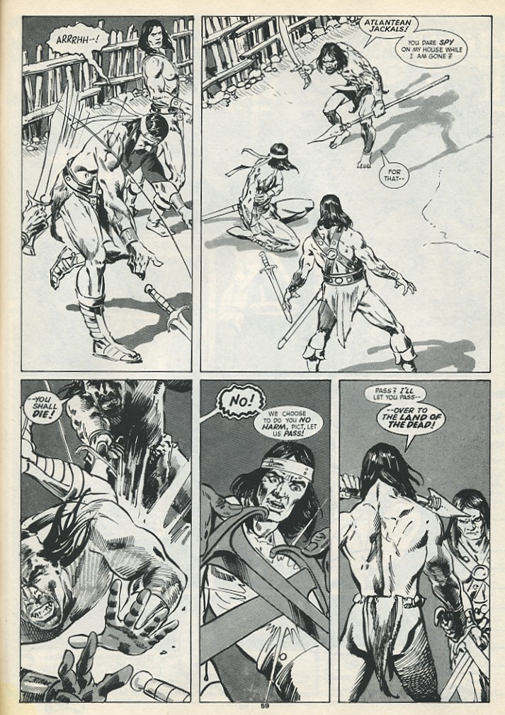 Read online The Savage Sword Of Conan comic -  Issue #193 - 61