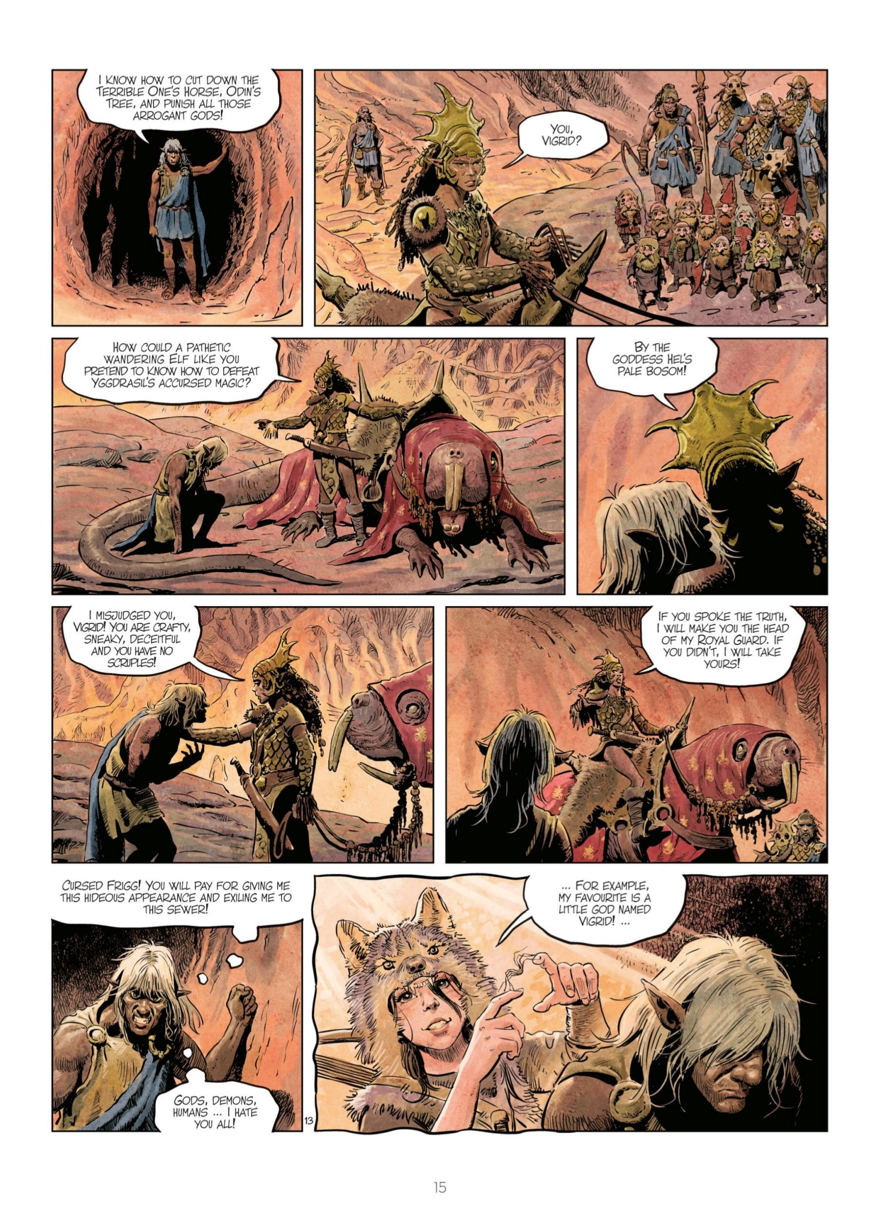 Read online The World of Thorgal: Wolfcub comic -  Issue #6 - 17