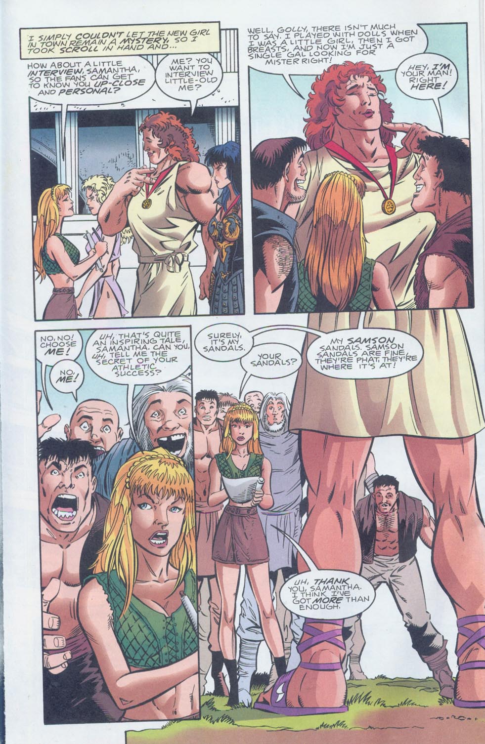 Read online Xena: Warrior Princess: And The Original Olympics comic -  Issue #3 - 4
