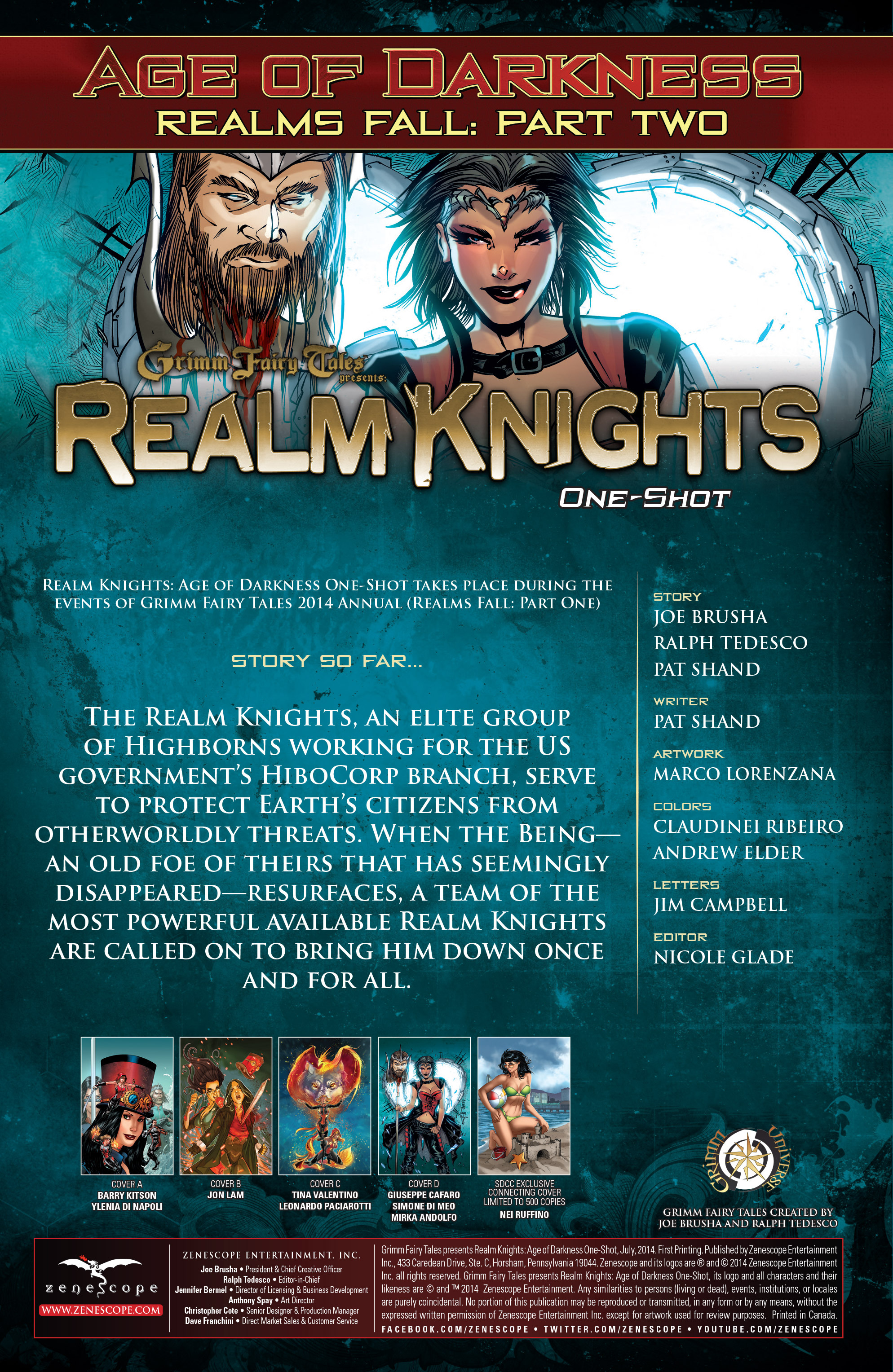 Read online Grimm Fairy Tales presents Realm Knights: Age of Darkness comic -  Issue # Full - 2