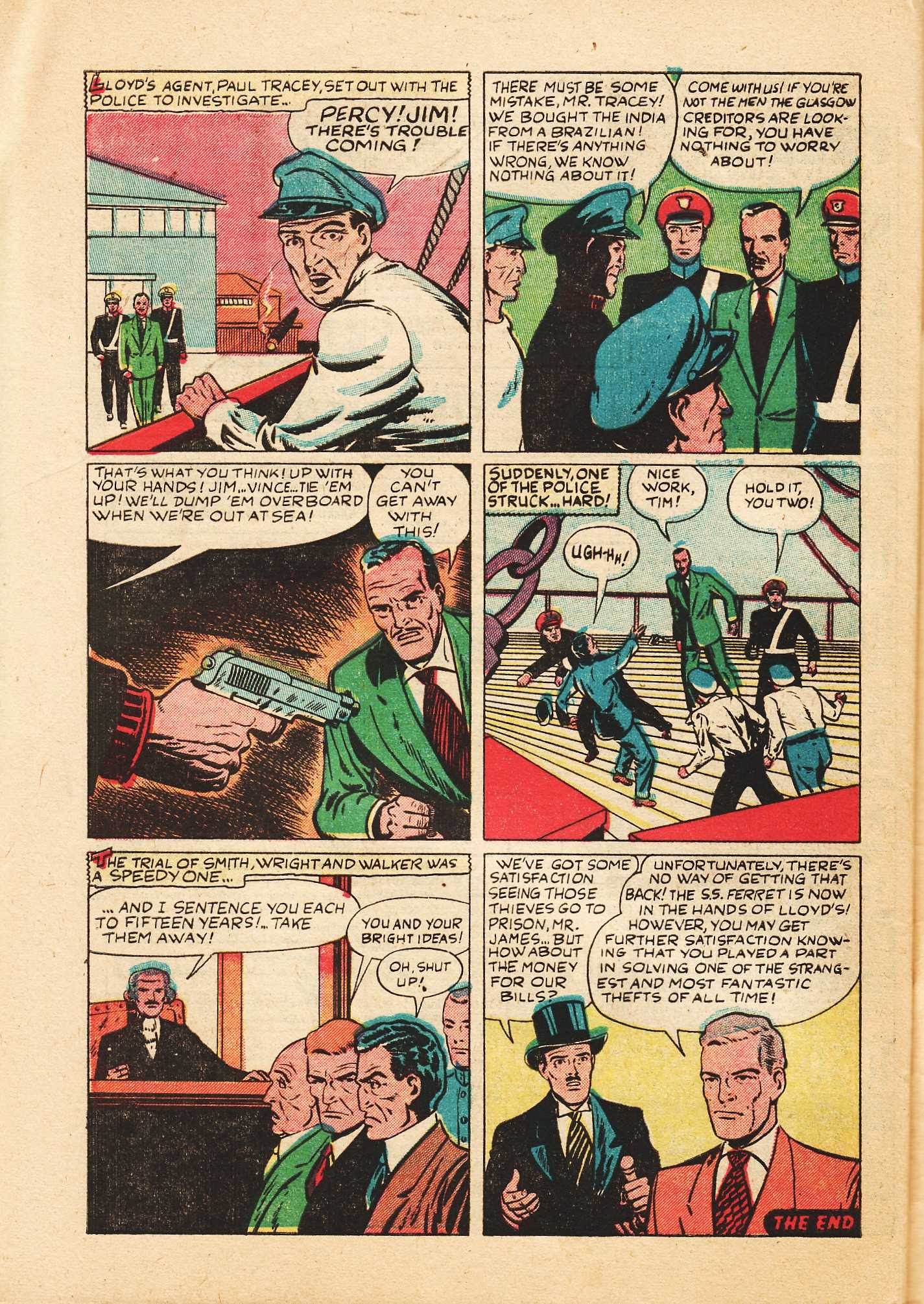 Read online Crime Cases Comics (1950) comic -  Issue #27 - 32