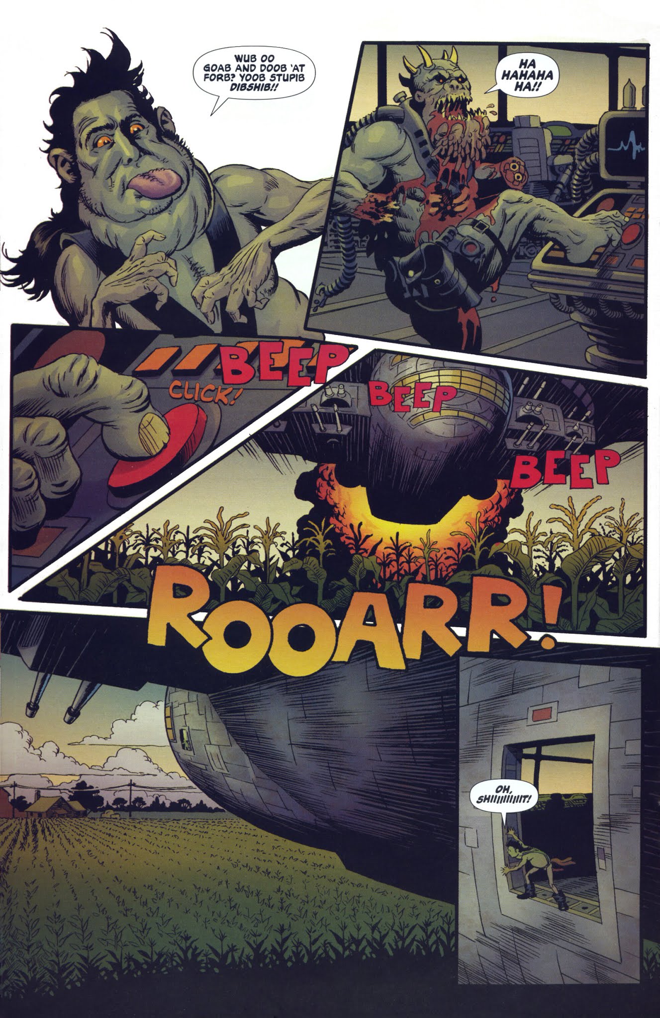 Read online Alien Pig Farm 3000 comic -  Issue #4 - 18
