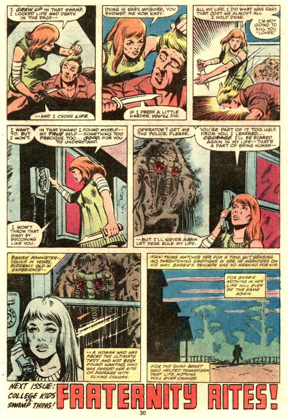 Read online Man-Thing (1979) comic -  Issue #5 - 18