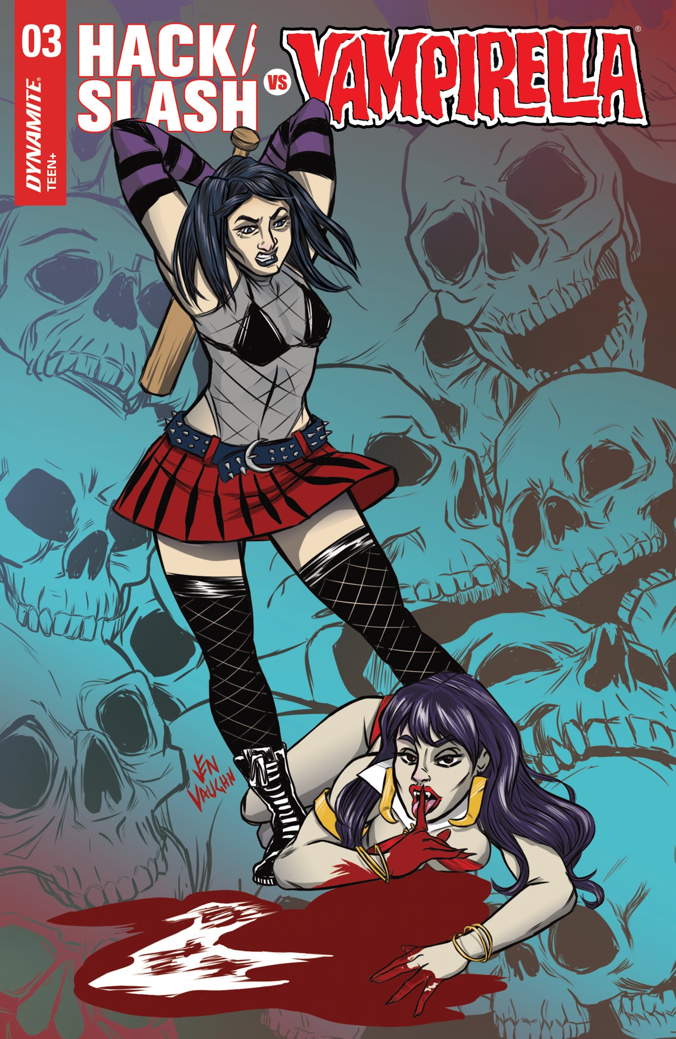 Read online Hack/Slash vs. Vampirella comic -  Issue #3 - 1