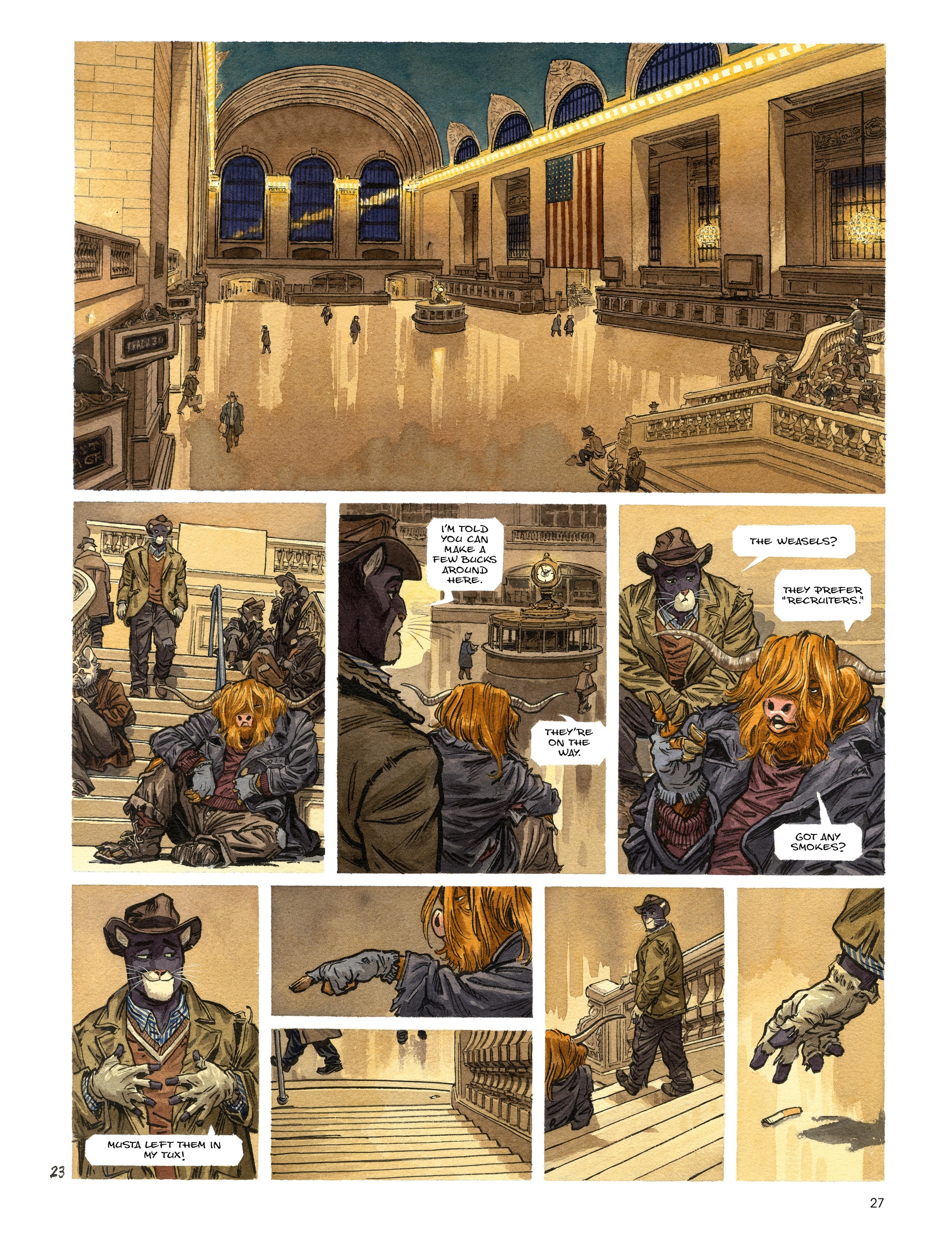 Read online Blacksad: They All Fall Down · Part One comic -  Issue # TPB - 29