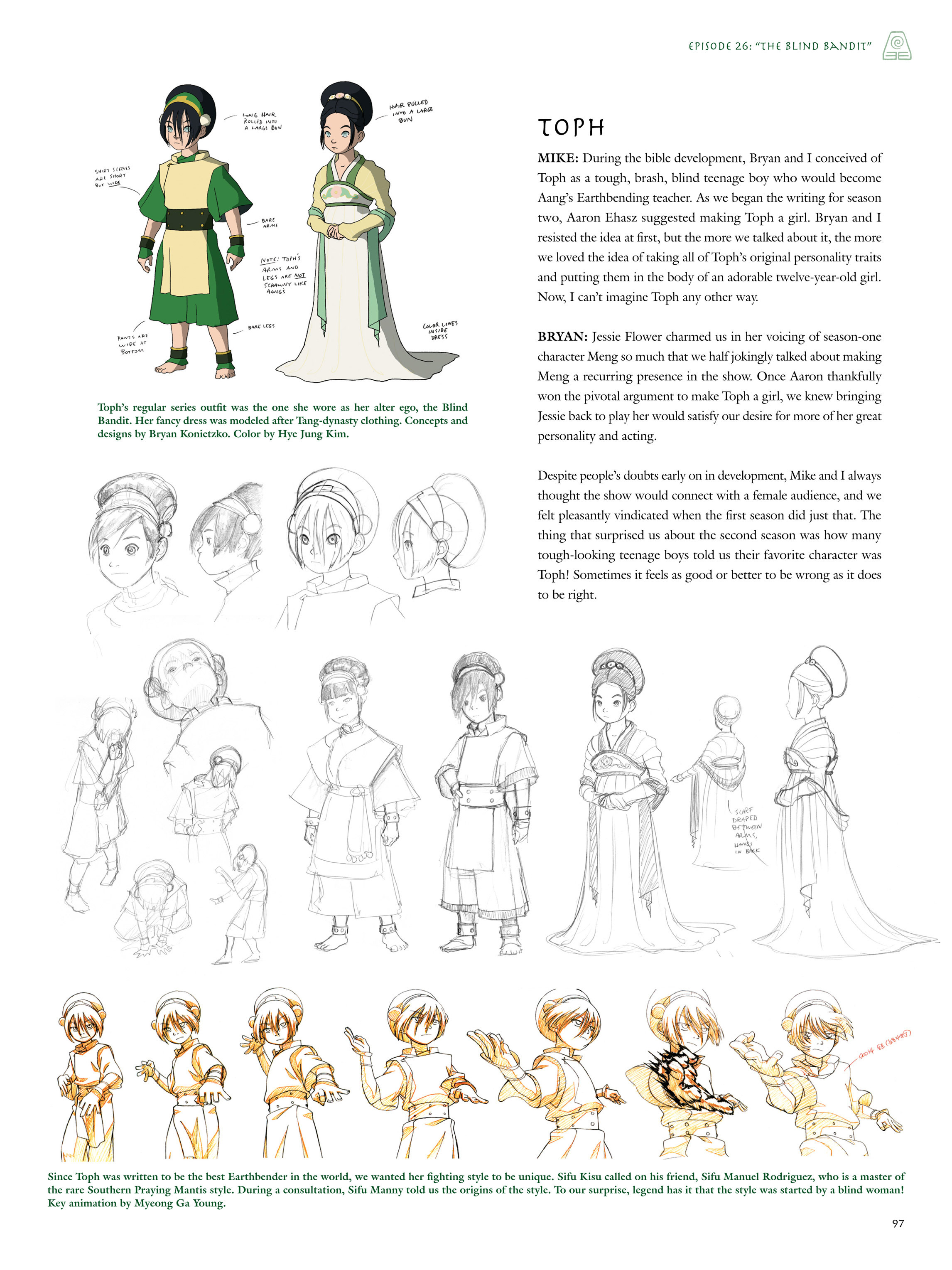 Read online Avatar: The Last Airbender - The Art of the Animated Series comic -  Issue # TPB (Part 1) - 96