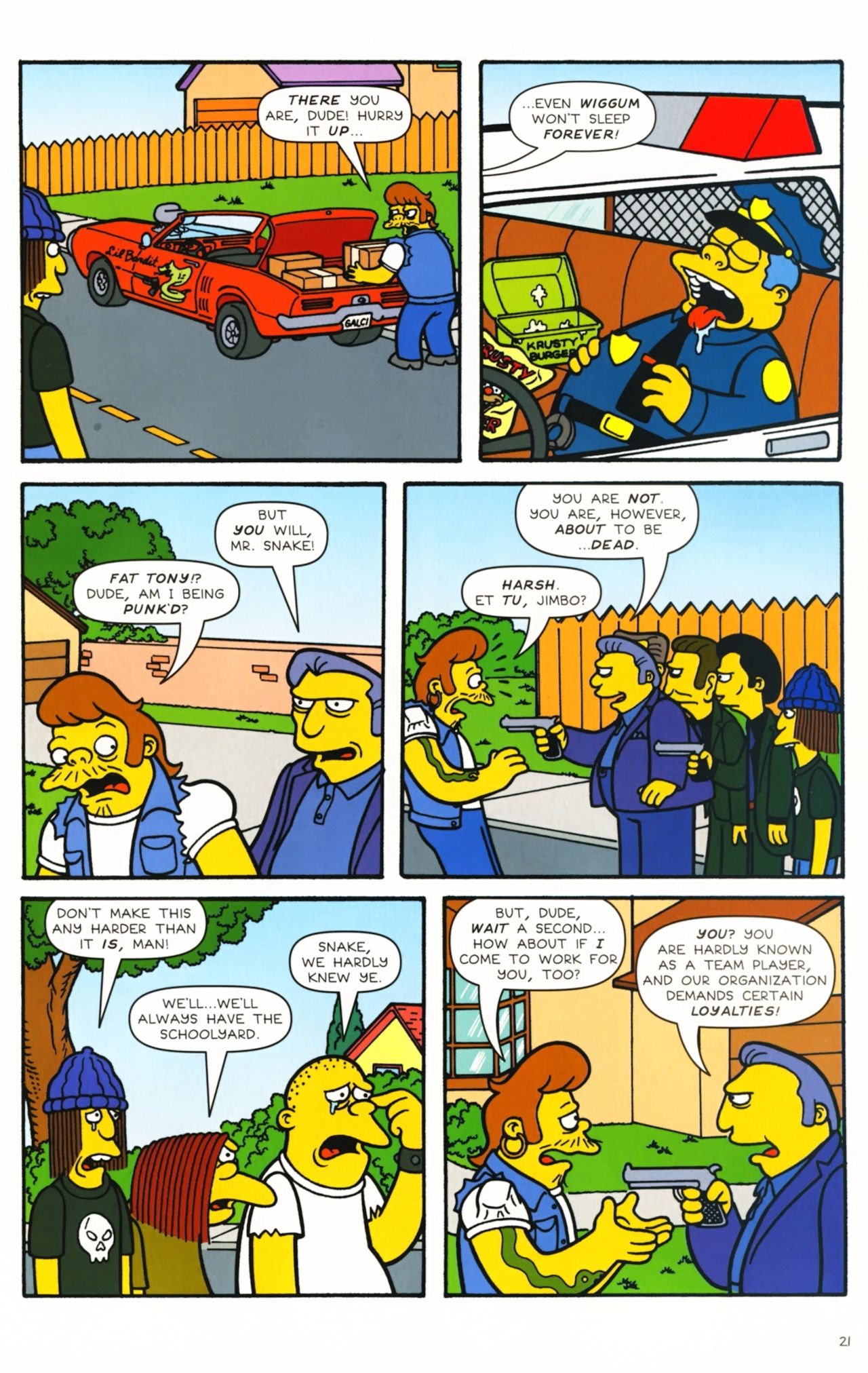 Read online Simpsons Comics comic -  Issue #167 - 21