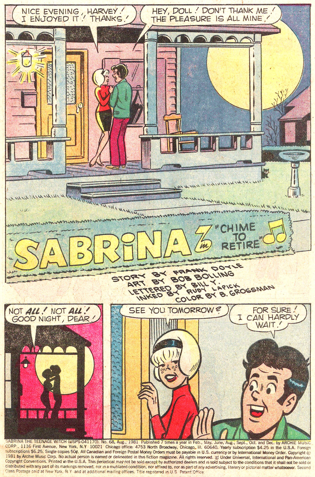 Read online Sabrina The Teenage Witch (1971) comic -  Issue #68 - 3