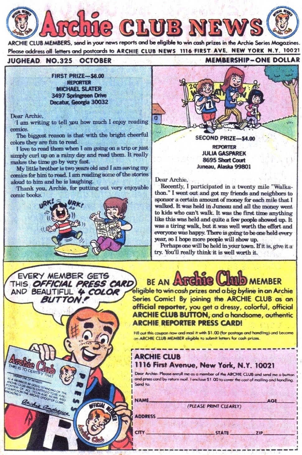 Read online Jughead (1965) comic -  Issue #325 - 11