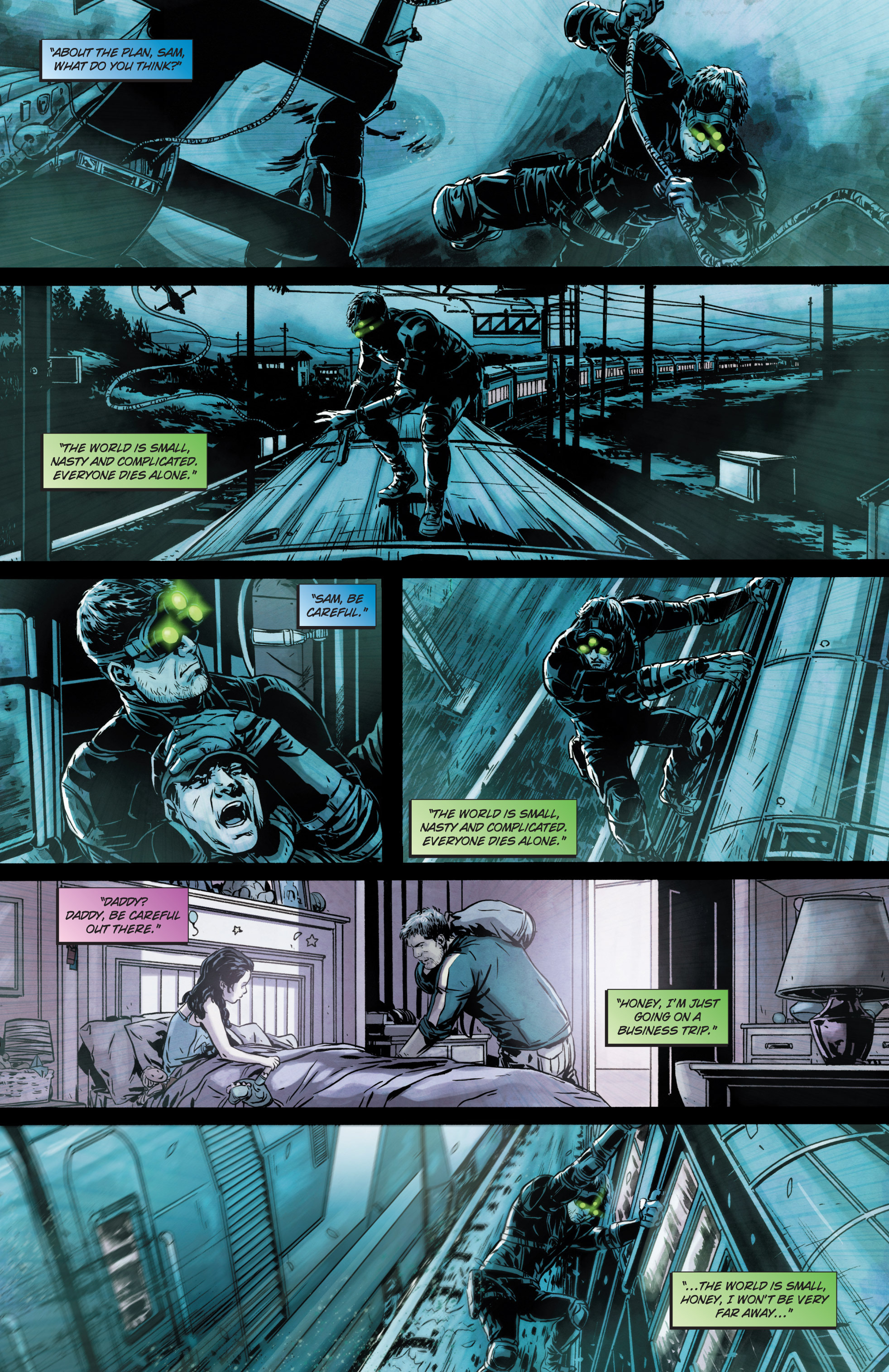 Read online Tom Clancy's Splinter Cell: Echoes comic -  Issue #1 - 9