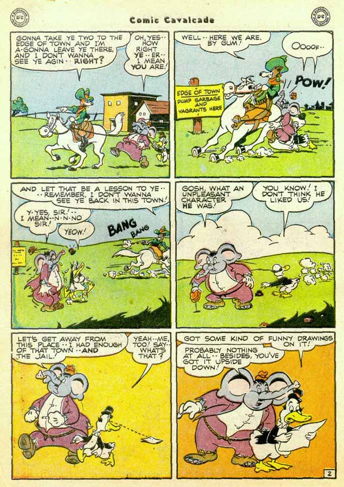 Read online Comic Cavalcade comic -  Issue #35 - 50