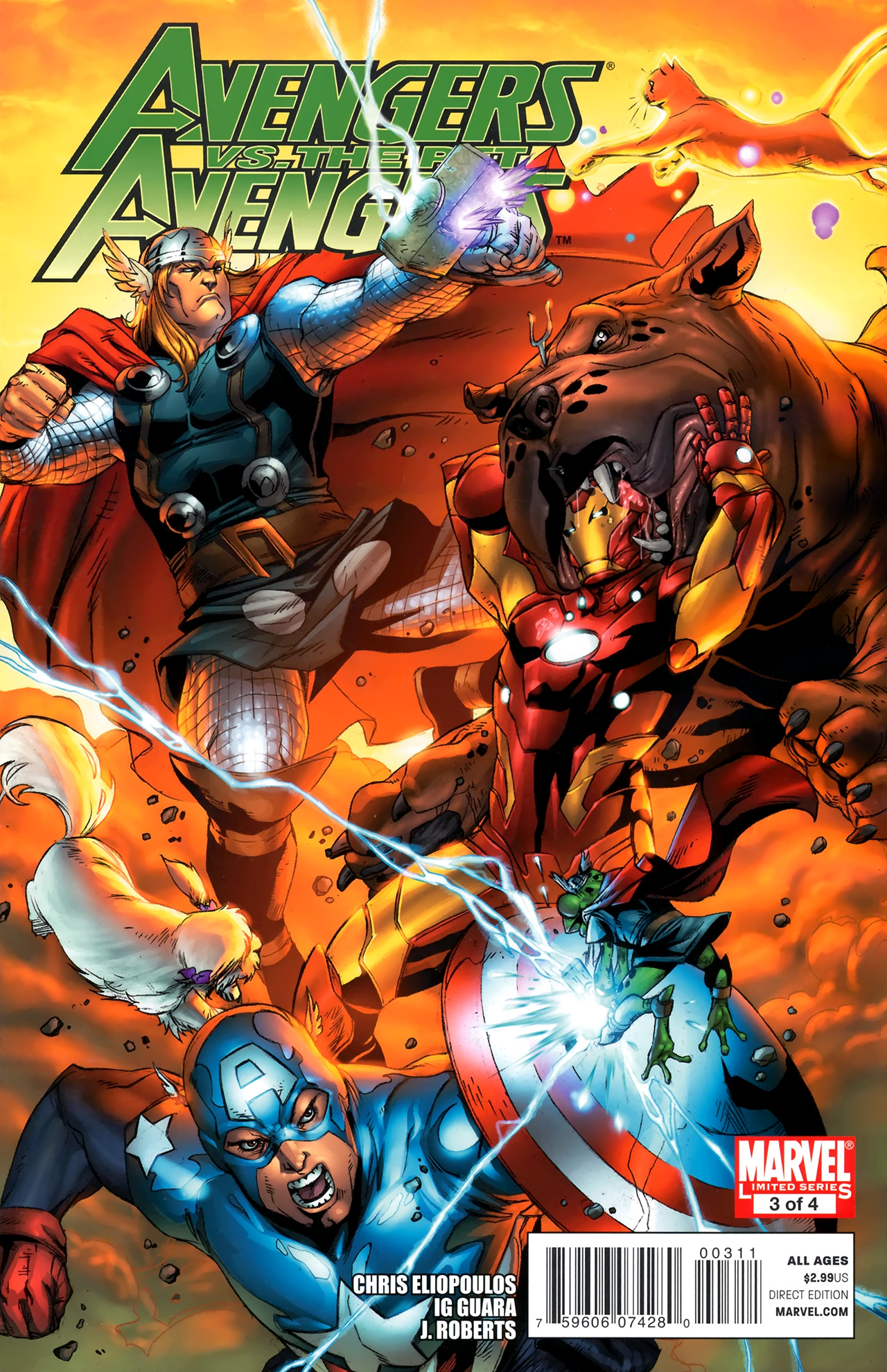 Read online Avengers vs. Pet Avengers comic -  Issue #3 - 1
