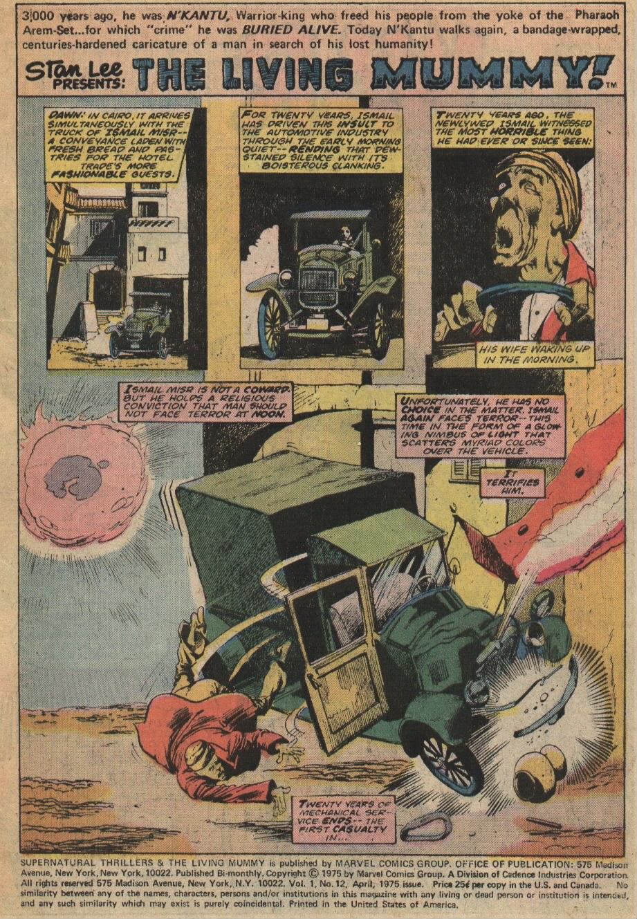 Read online Supernatural Thrillers comic -  Issue #12 - 2