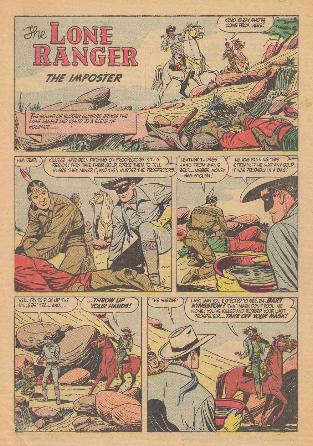 Read online The Lone Ranger (1948) comic -  Issue #41 - 3