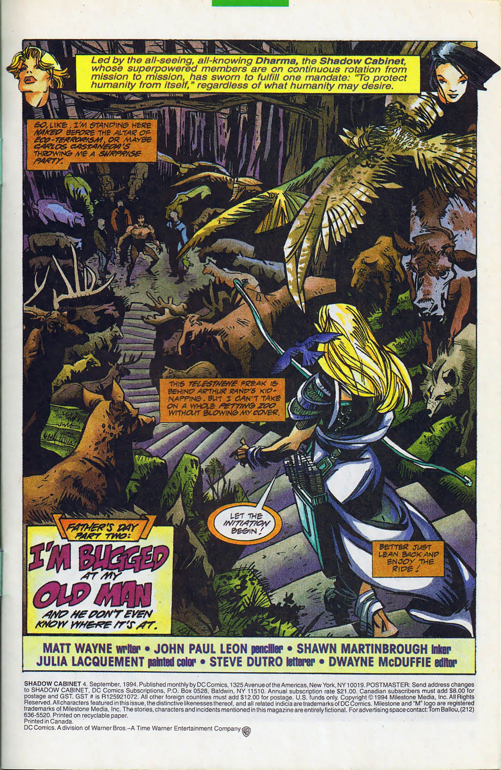 Read online Shadow Cabinet comic -  Issue #4 - 2