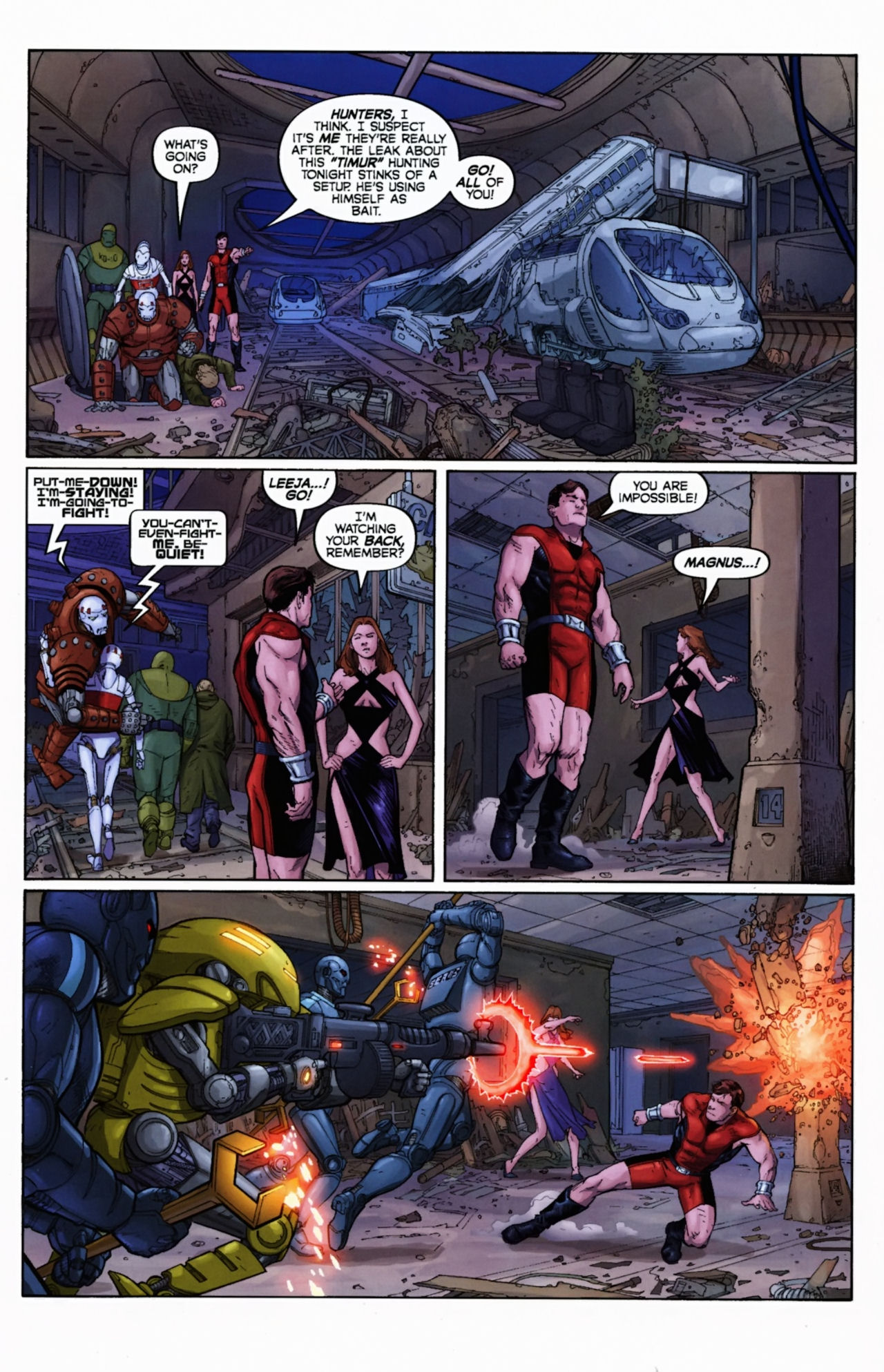 Read online Magnus, Robot Fighter (2010) comic -  Issue #4 - 26