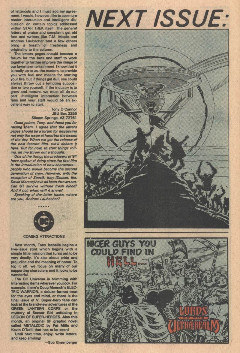 Read online Star Trek (1984) comic -  Issue #28 - 26