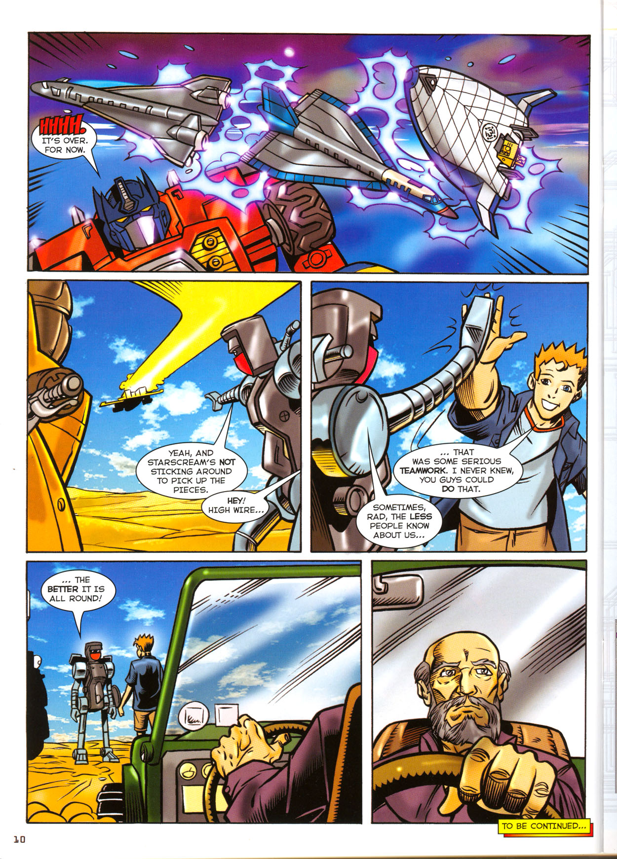 Read online Transformers: Armada (2003) comic -  Issue #7 - 9