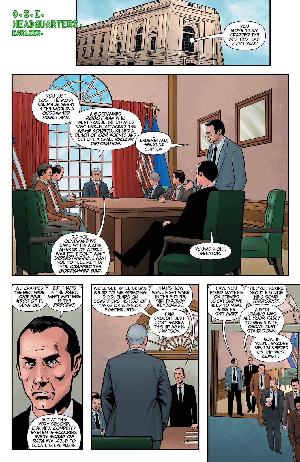 The Six Million Dollar Man: Fall of Man issue 4 - Page 8