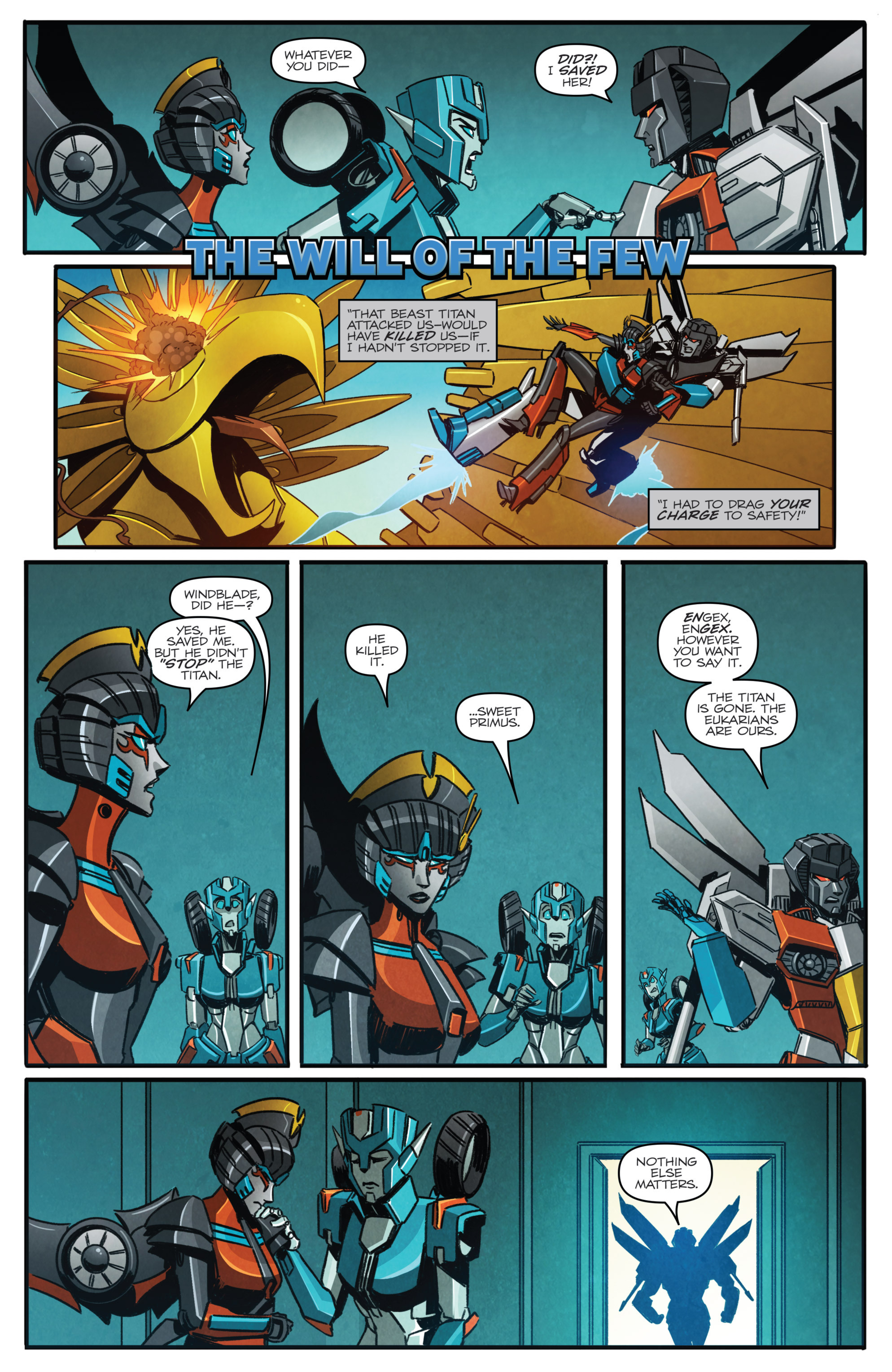 Read online The Transformers: Windblade (2015) comic -  Issue #7 - 7