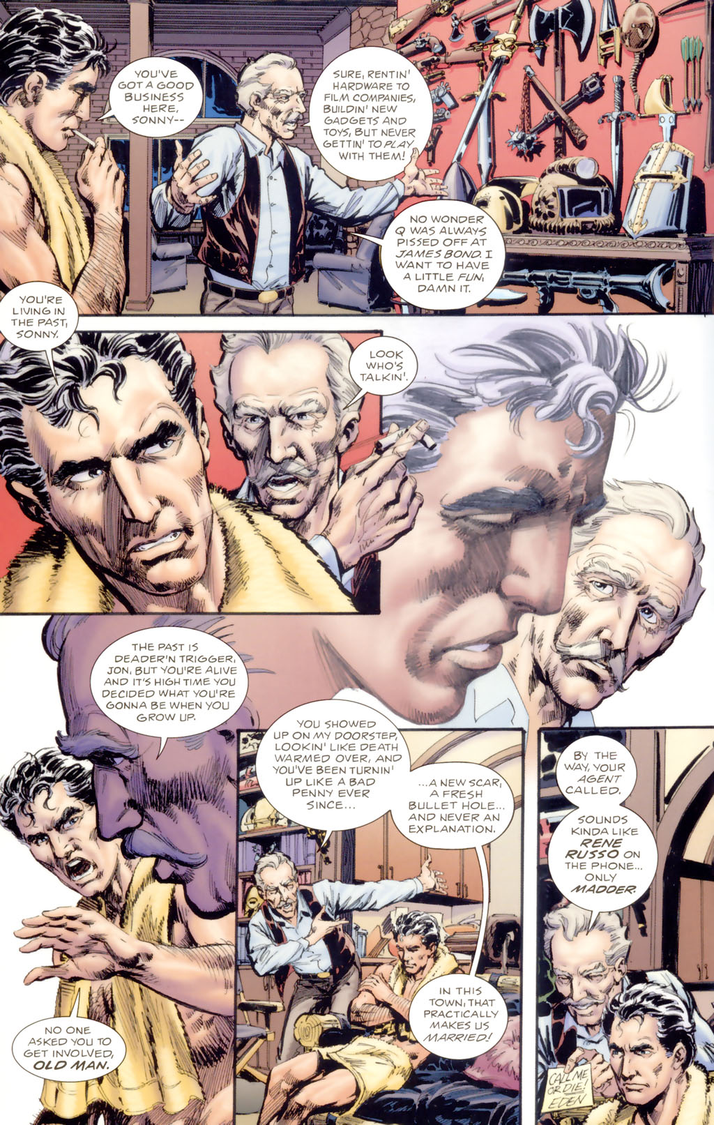 Read online Jon Sable, Freelance: Bloodtrail comic -  Issue #1 - 17