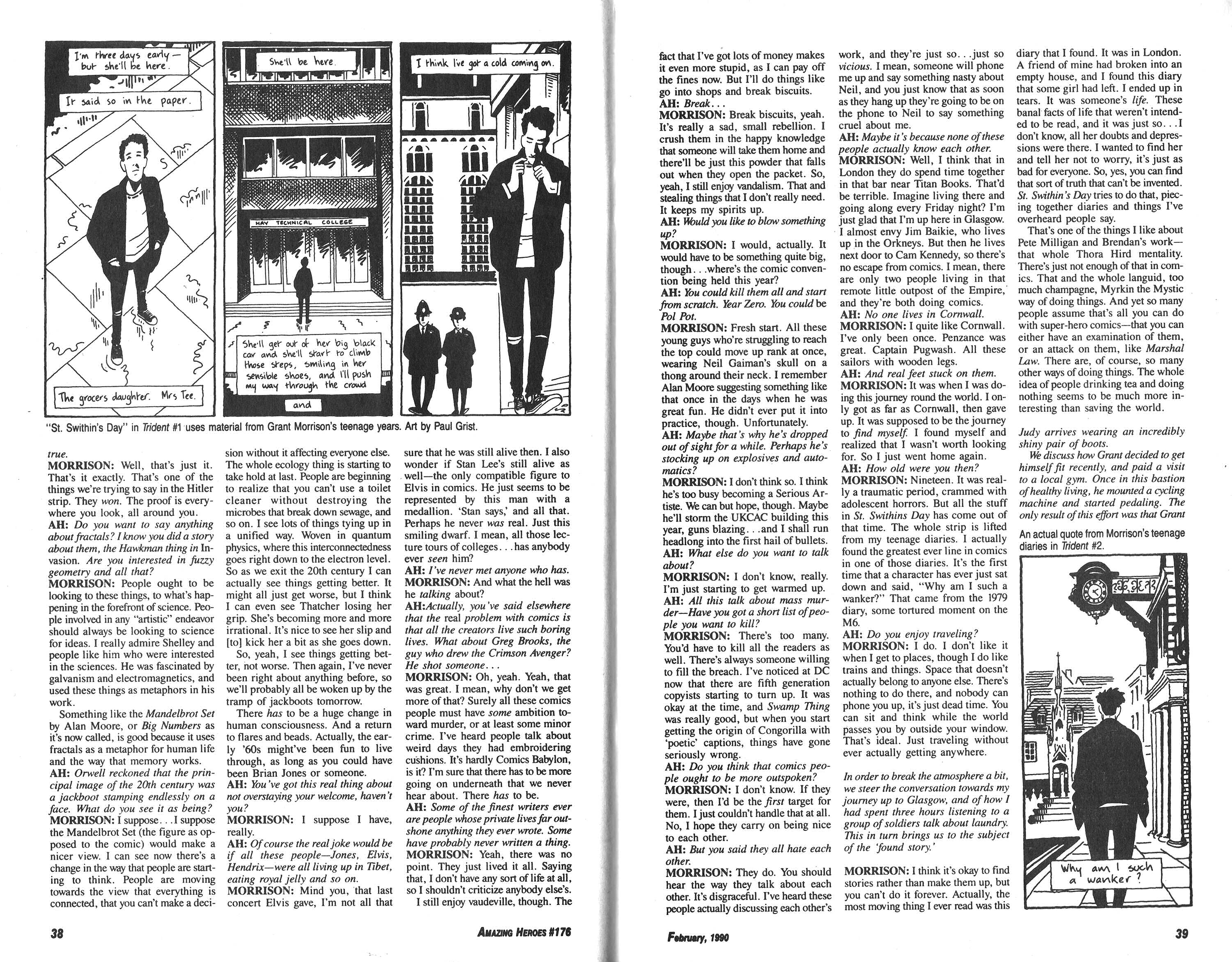 Read online Amazing Heroes comic -  Issue #176 - 20