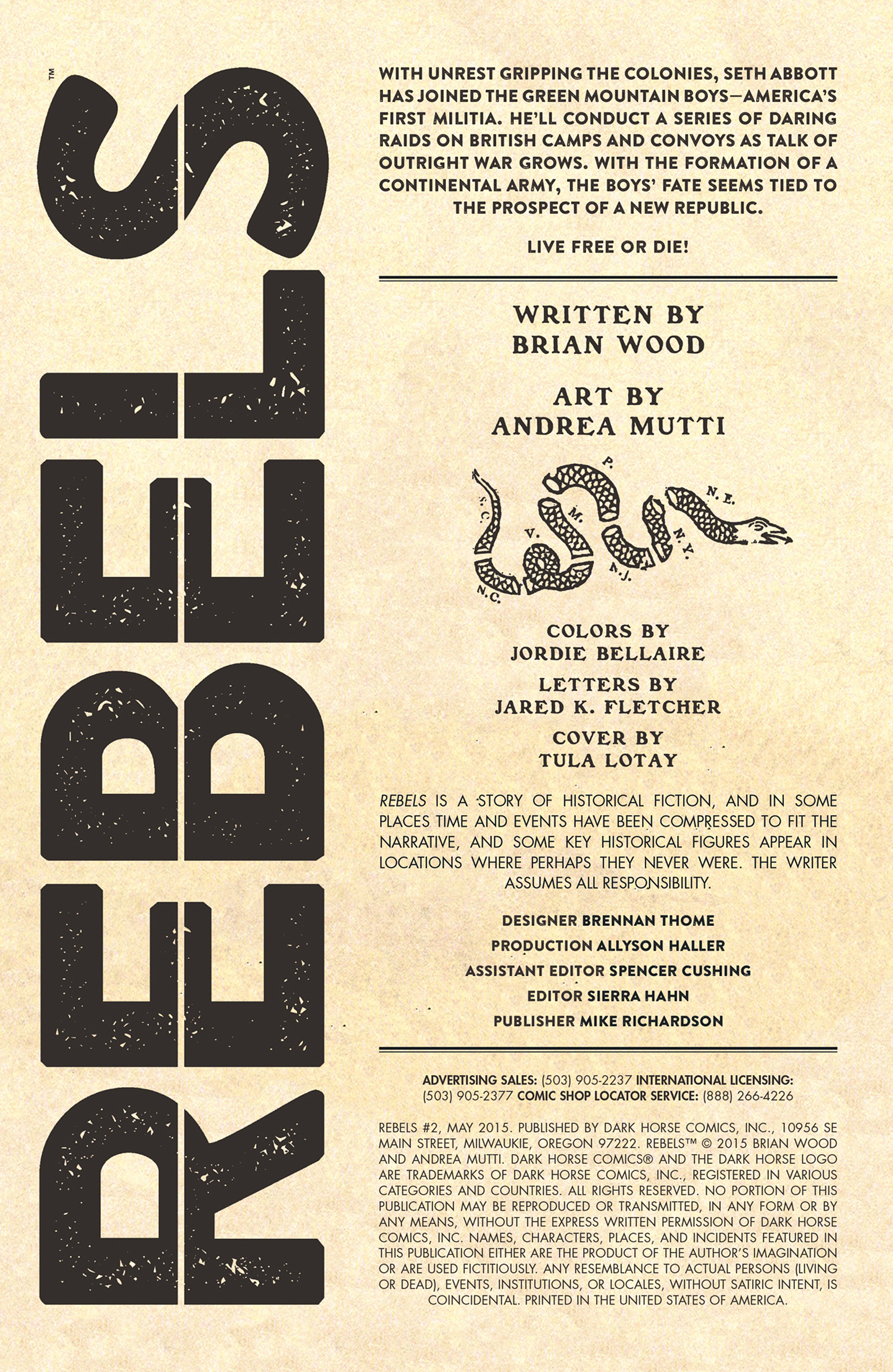 Read online Rebels comic -  Issue #2 - 2