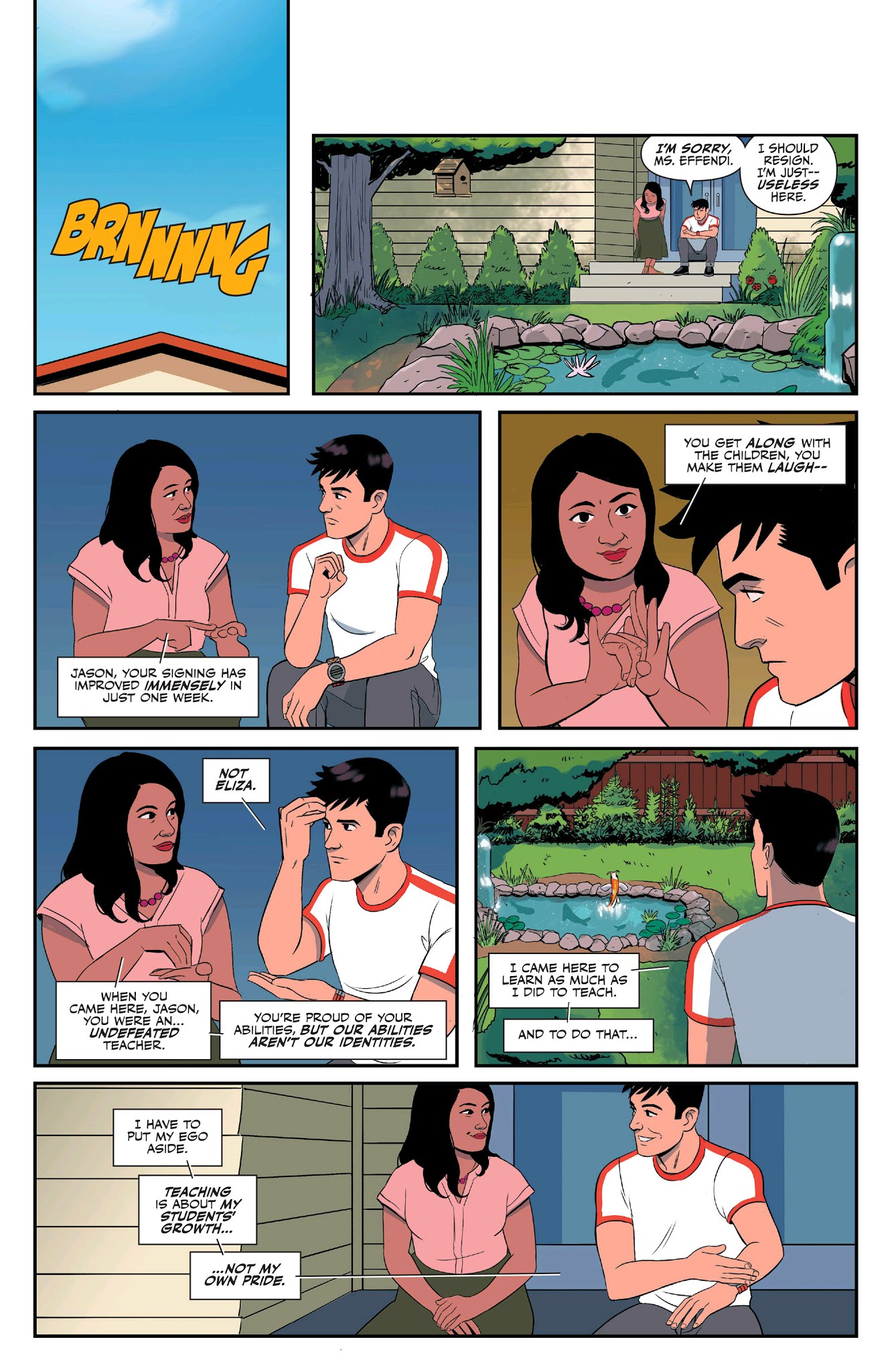 Read online Saban's Go Go Power Rangers: Back To School comic -  Issue # Full - 7