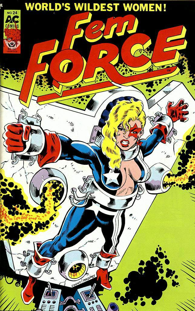 Read online Femforce comic -  Issue #24 - 1
