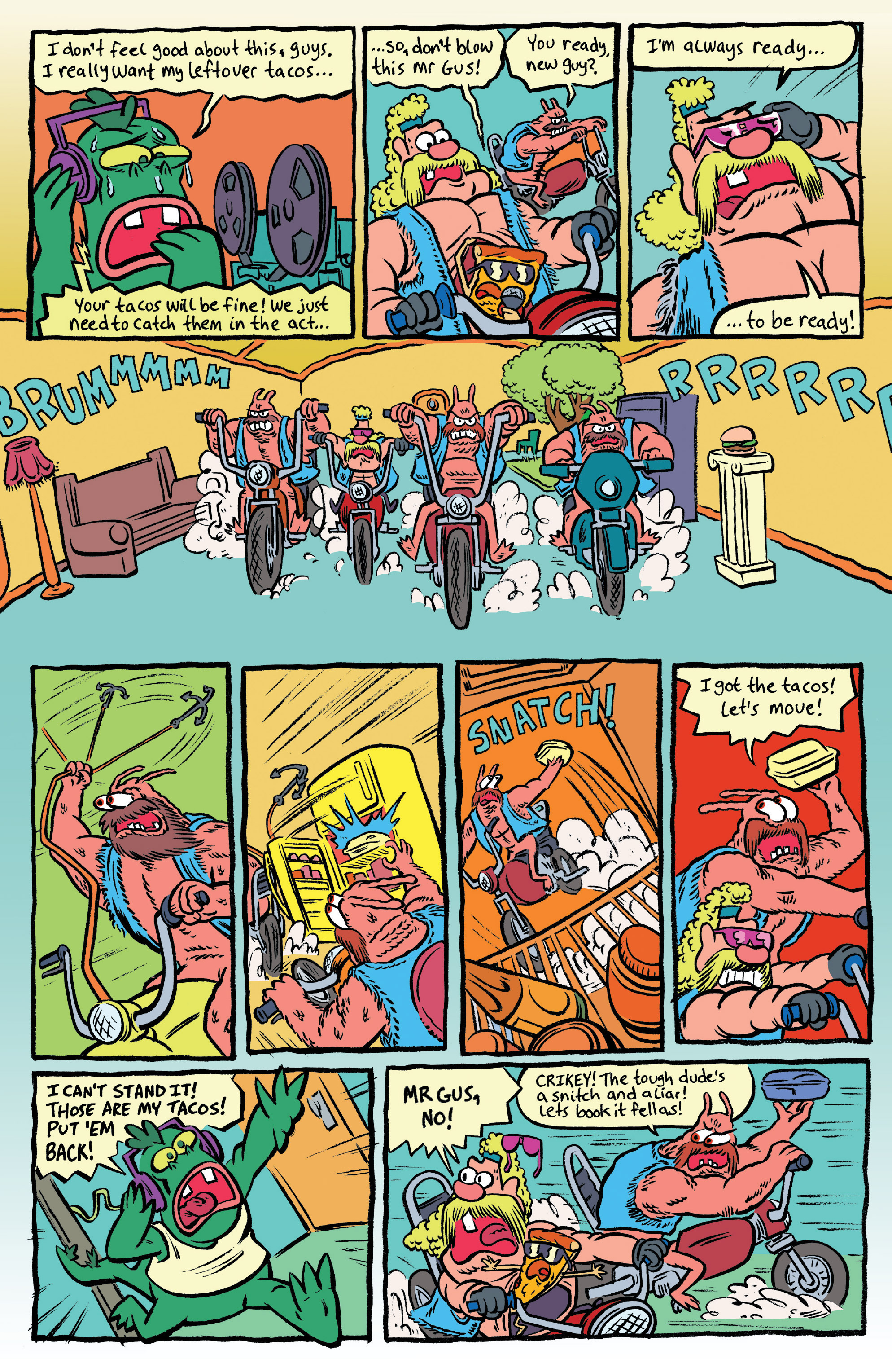 Read online Uncle Grandpa: Pizza Steve Special comic -  Issue # Full - 14